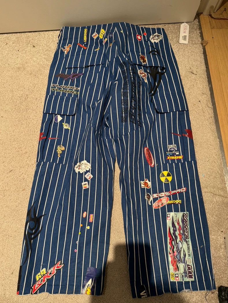 Vetements Vetements Stripe pant Size US 29 - 2 Thumbnail