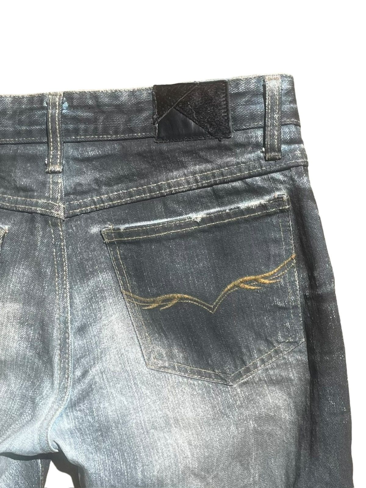 GOSTAR DE FUGA waxy black gostar jeans Size US 32 / EU 48 - 3 Thumbnail
