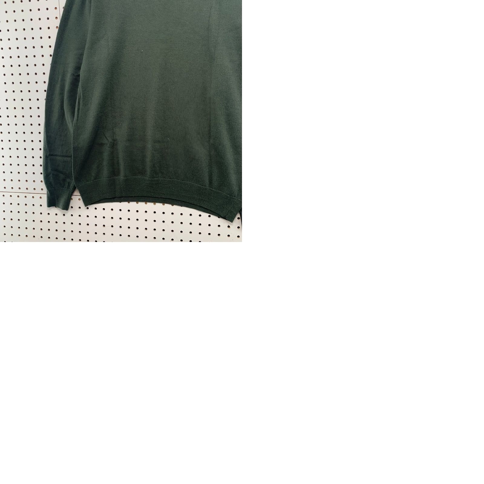 Vintage Goodthreads Merino Wool Sweater Men Large Green V-Neck Preppy Business Work Shirt Size US L / EU 52-54 / 3 - 9 Thumbnail