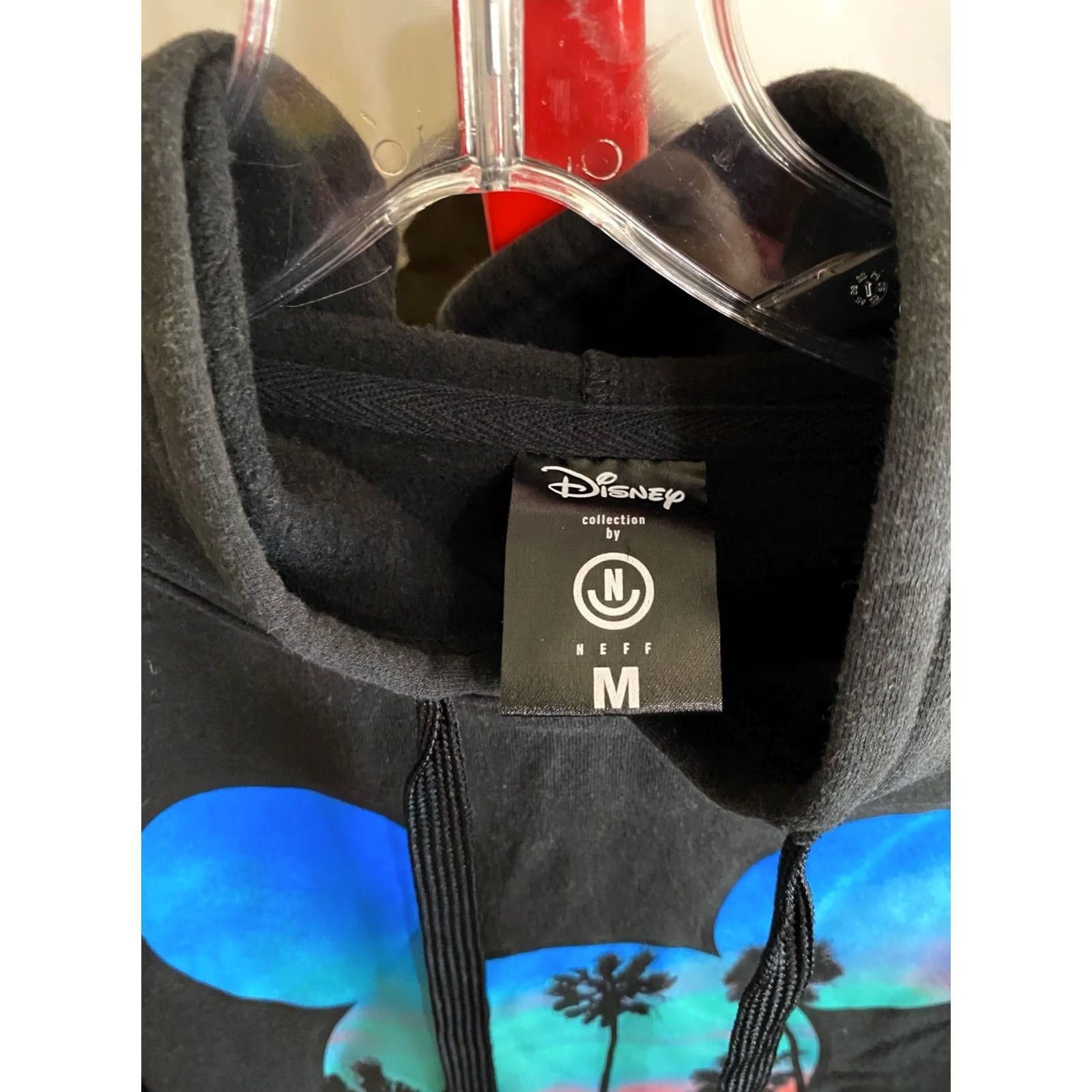 Disney Neff Sweater Mens M Sharp Disney Mickey Mouse Palm Tree Hoody Size US M / EU 48-50 / 2 - 6 Thumbnail