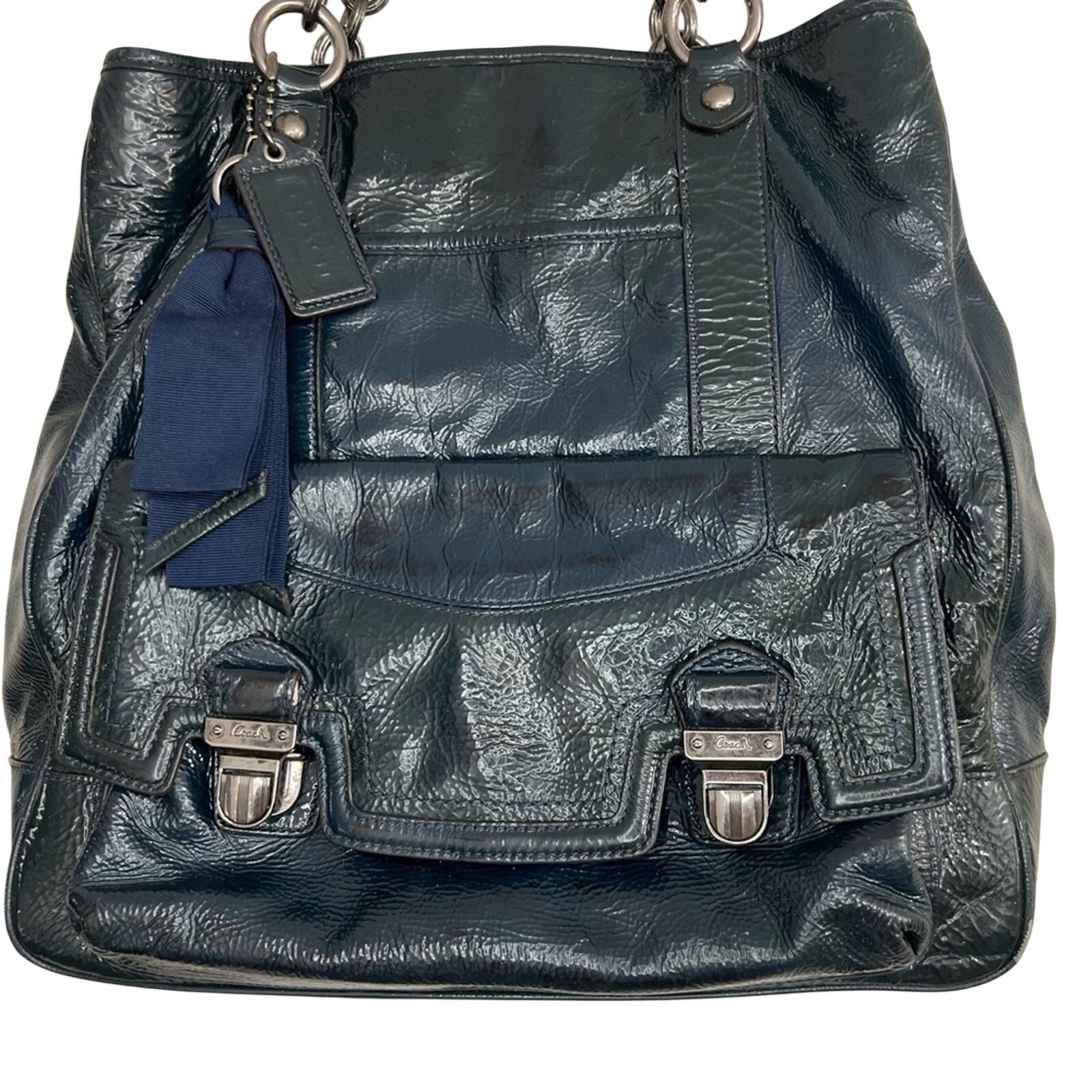 Coach Coach Vintage, Navy, Poppy Blue Hobo bag (G1169-18717) $435 Size ONE SIZE - 7 Thumbnail