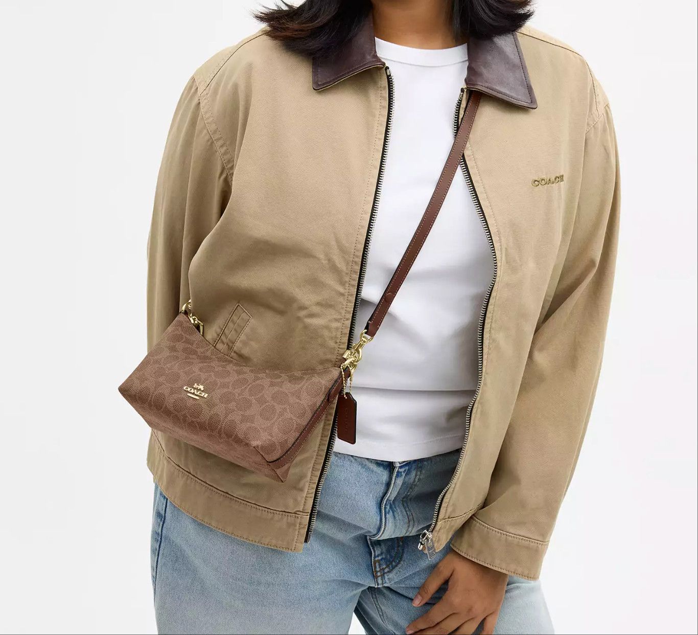 Coach Caitlin Shoulder Bag In Signature Canvas CEK80 Size ONE SIZE - 5 Thumbnail