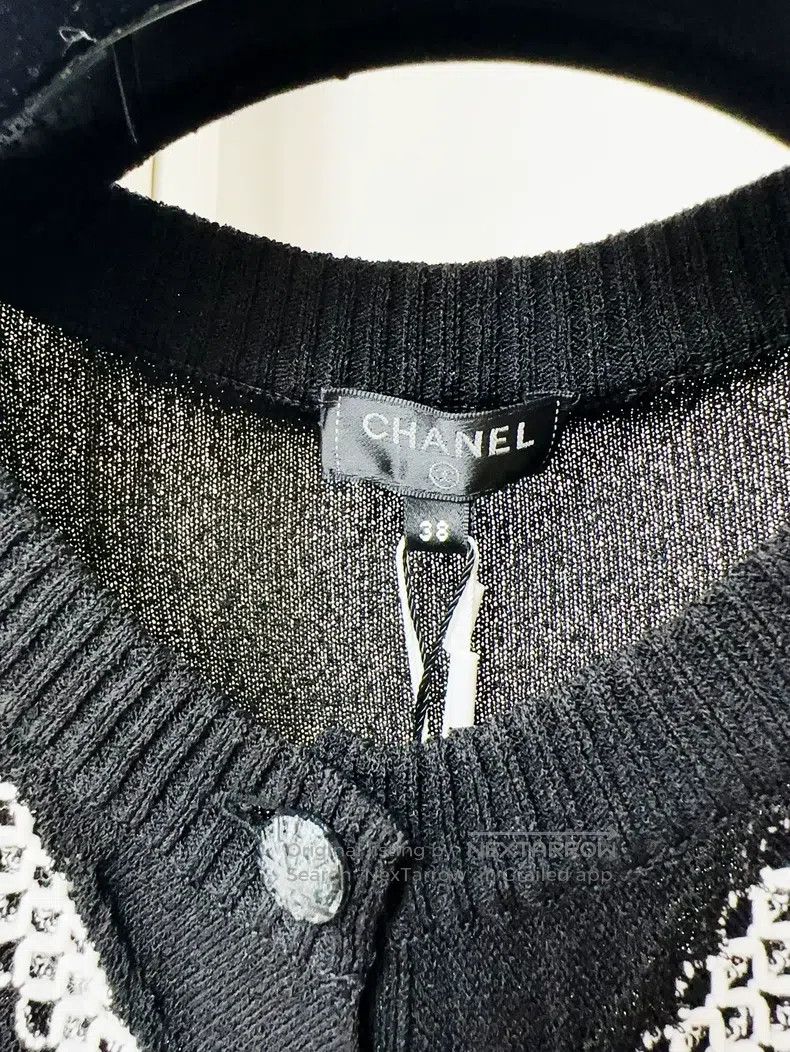 Chanel Chanel 20S Roof Series Black Ruffle Knitted Cardigan coat Size XS / US 0-2 / IT 36-38 - 7 Thumbnail
