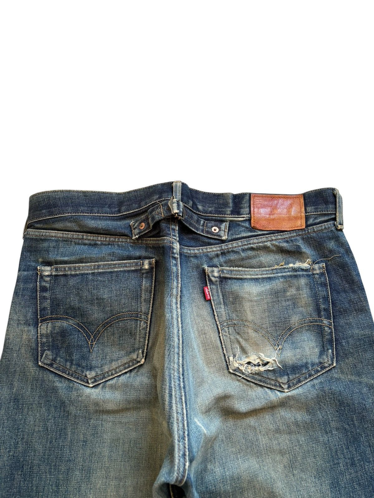 Levi's Vintage 80s Levis 702 Big E Selvedge Jean Shorts Jorts Size US 36 / EU 52 - 11 Thumbnail