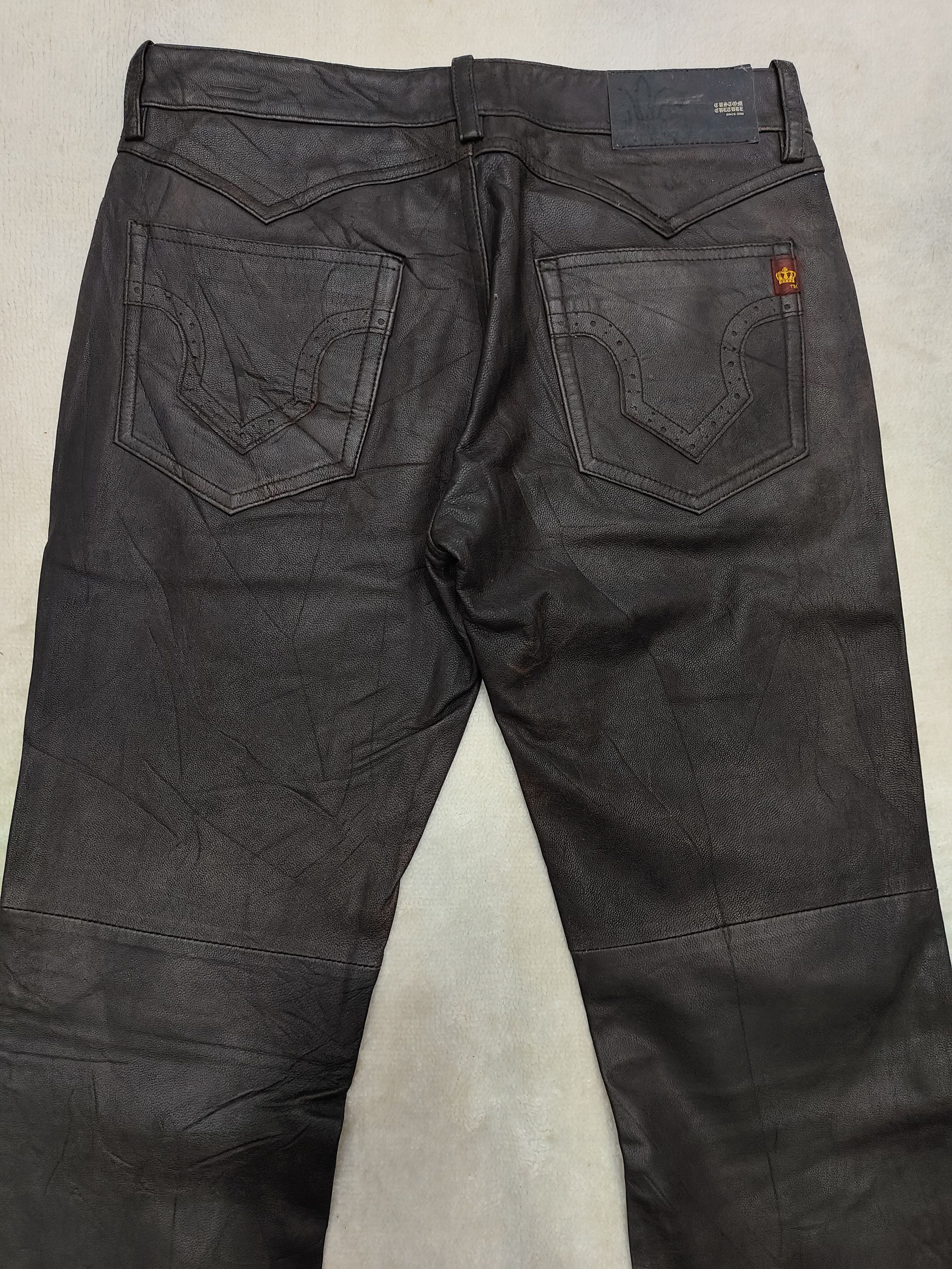 Seditionaries SICK🔥Costome Culture 🔥 Goat Skin Leather Pants Size US 30 / EU 46 - 4 Thumbnail