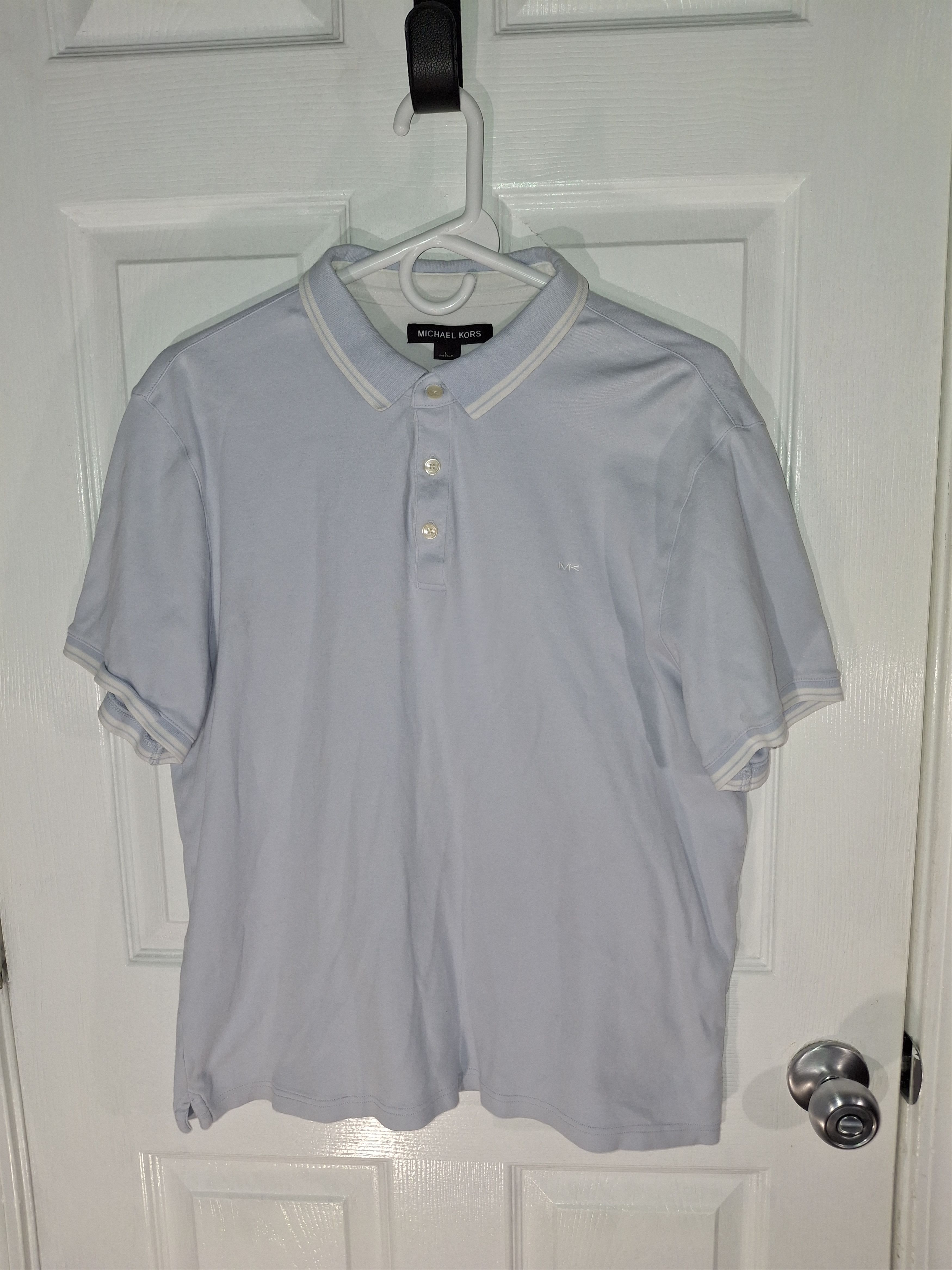 Michael Kors Michael Kors Short Sleeve Polo Shirt Size US L / EU 52-54 / 3 - 1 Thumbnail