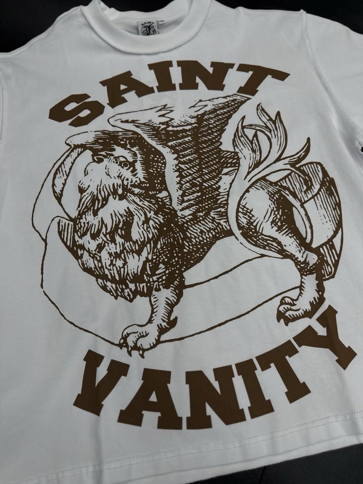 Saint Vanity Size Small - Saint Vanity T-shirt Brown Logo Authentic (NEW Size US S / EU 44-46 / 1 - 3 Thumbnail
