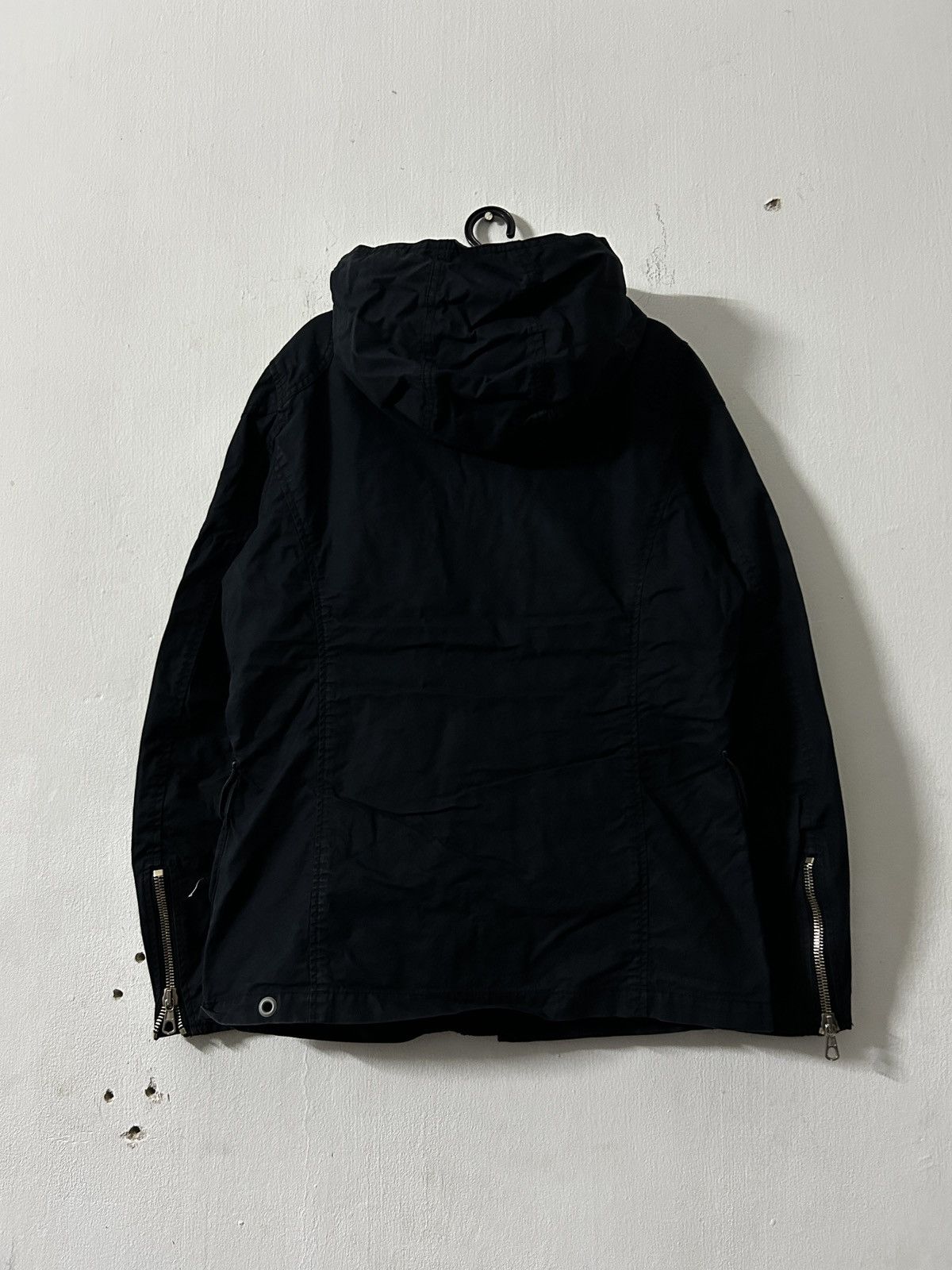 Japanese Brand 2000’s Bark Tannage Black Jacket with leather pocket Size US M / EU 48-50 / 2 - 9 Thumbnail
