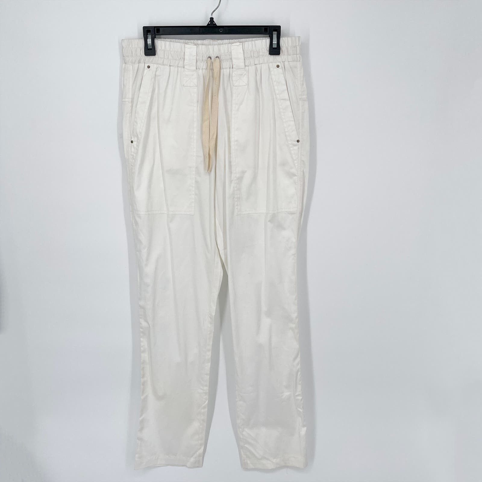 image of Pete & Greta By Johnny Was New Cotton Pants 6 White, Women's (Size 28)
