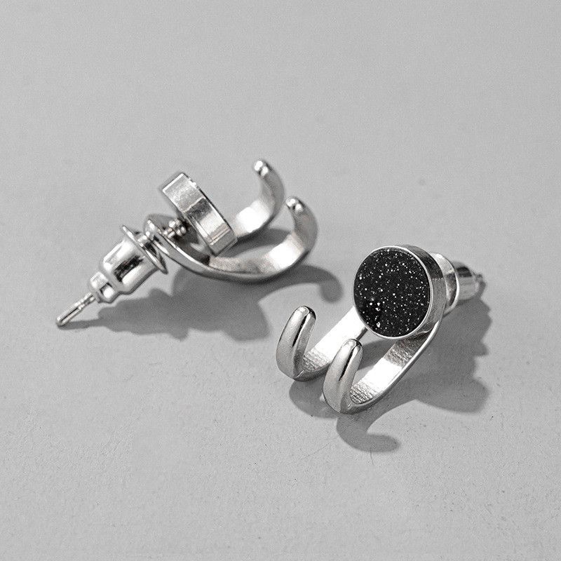 Jewelry × Sterling Silver Rare Earrings One Pairs Chrome Jewelry Size ONE SIZE - 2 Thumbnail