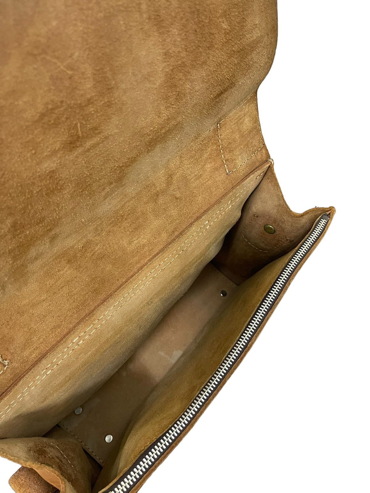 Genuine Leather Full Leather Patina Vtg Herz Japan Handmade Satchel Bag 1🟩 Size ONE SIZE - 10 Thumbnail