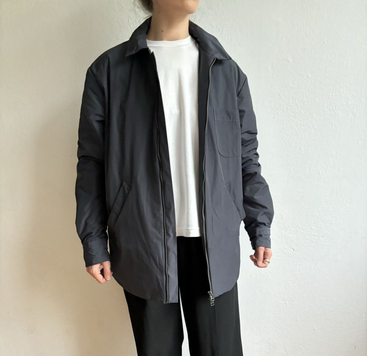 image of Schnaydermans Schnayderman Jacket Made In Estonia in Grey, Men's (Size Small)