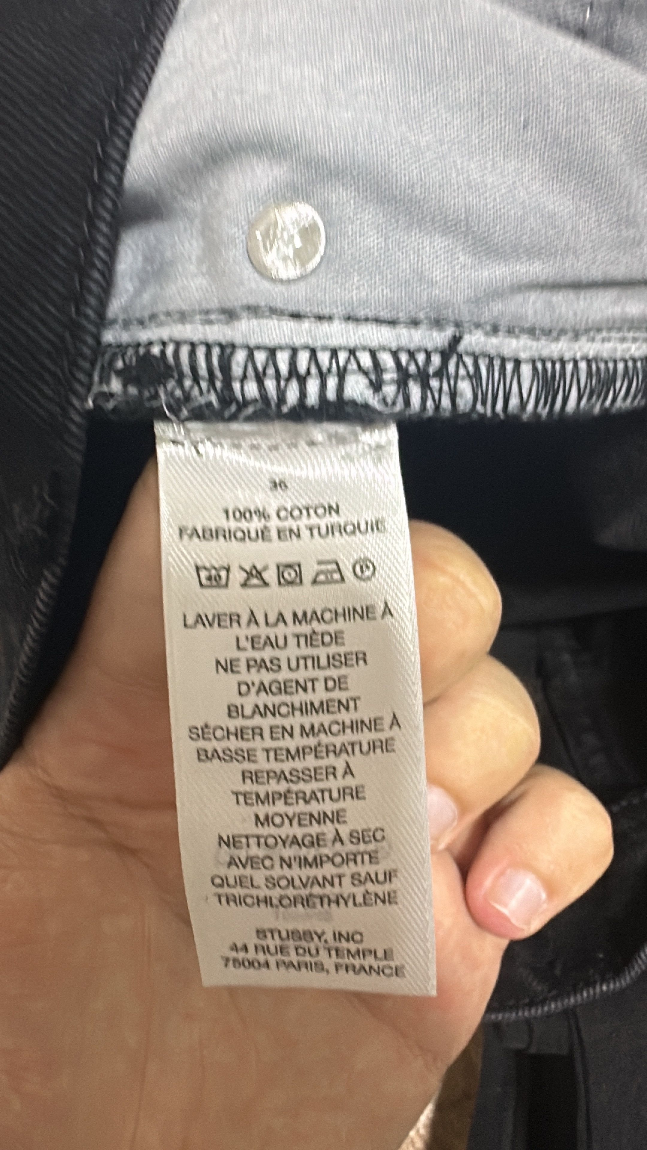 Stussy Stussy Swirl Logo Big Ol Jean Black Size 36 Size US 36 / EU 52 - 12 Thumbnail