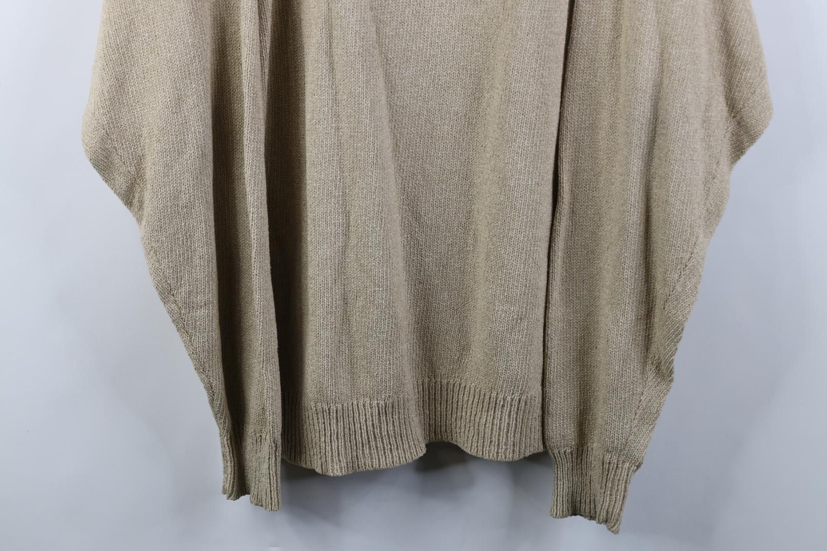 Vintage Vintage 90s Streetwear Silk Blend Knit V-Neck Sweater Size US XL / EU 56 / 4 - 3 Thumbnail