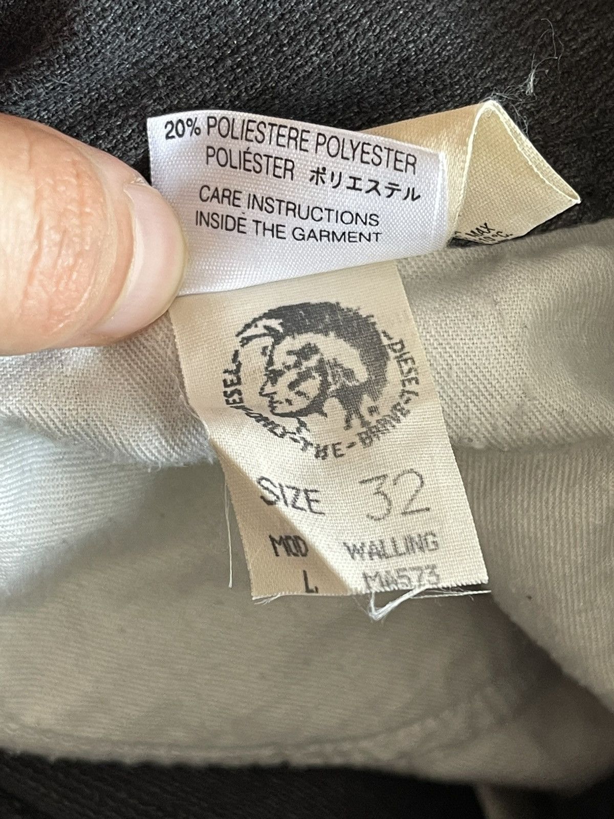 Diesel Walling Straight Fit Workwear Carpenter Pants 90s 2000s w32 Size US 32 / EU 48 - 18 Thumbnail