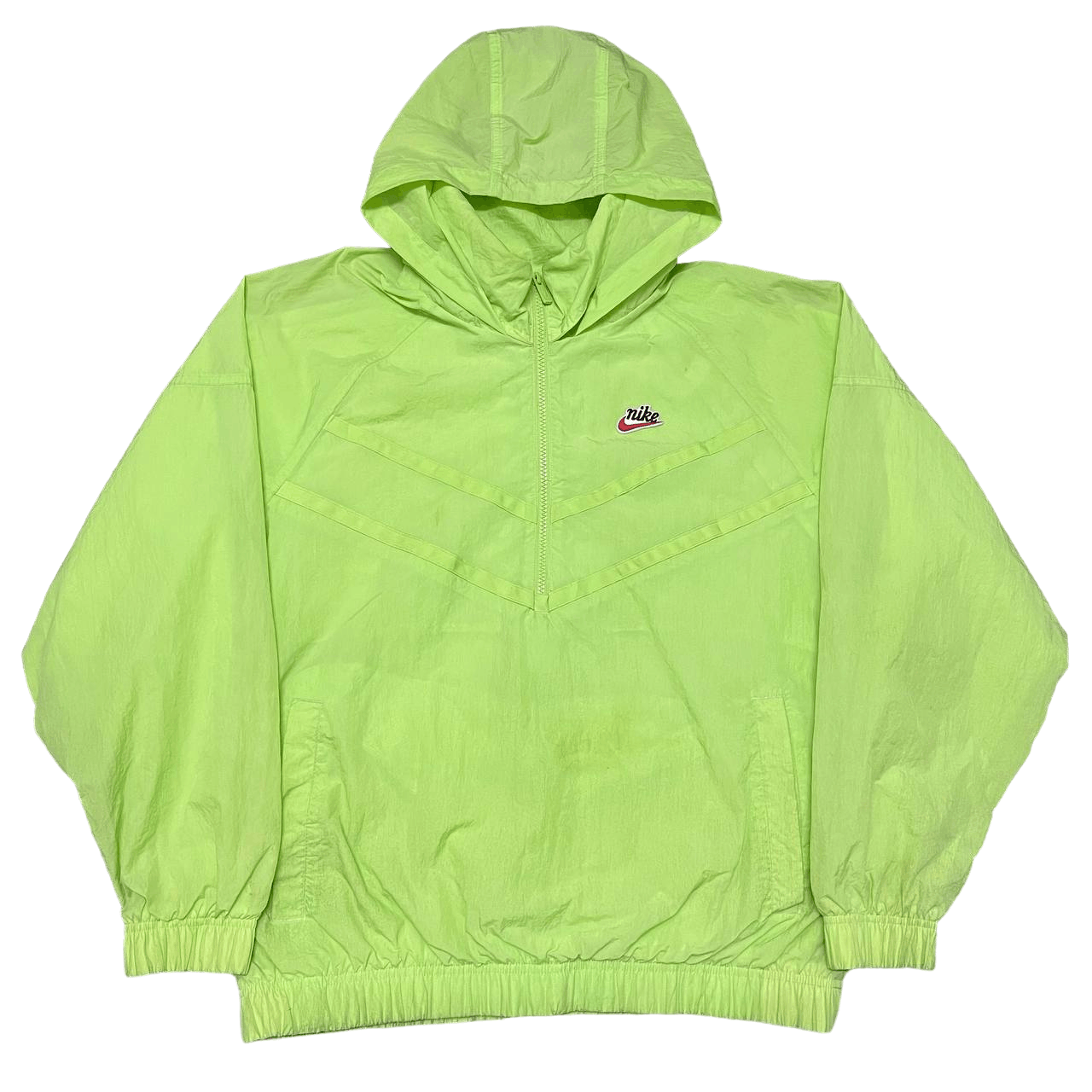 Nike Vintage Nike Mini Swoosh Hooded Jacket Nylon Size US M / EU 48-50 / 2 - 1 Thumbnail