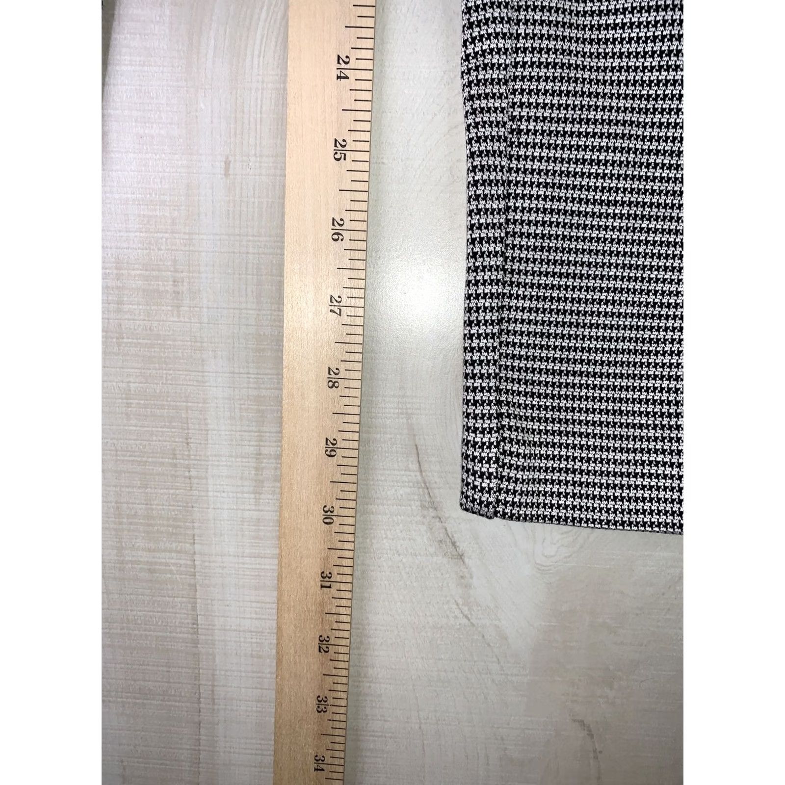Vintage VINTAGE Eliane Rose Women’s SZ 6 Modern Fit Houndstooth Print Pants Career/Office NWT Size 28" / US 6 / IT 42 - 4 Thumbnail