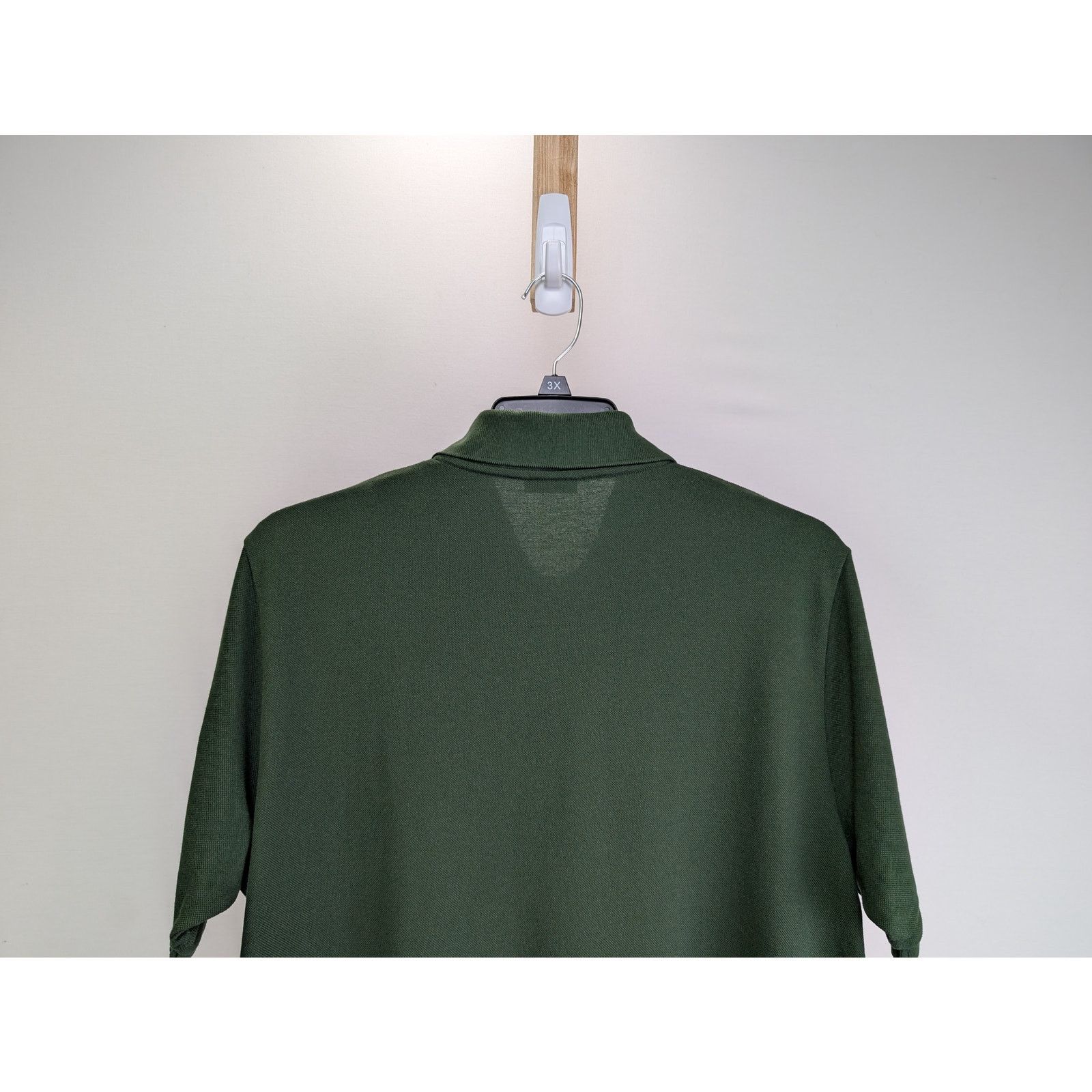 Saint Laurent Paris o1rshd1 Q:2 / Pique Cotton Polyester New Polo in Green Size US XL / EU 56 / 4 - 9 Thumbnail
