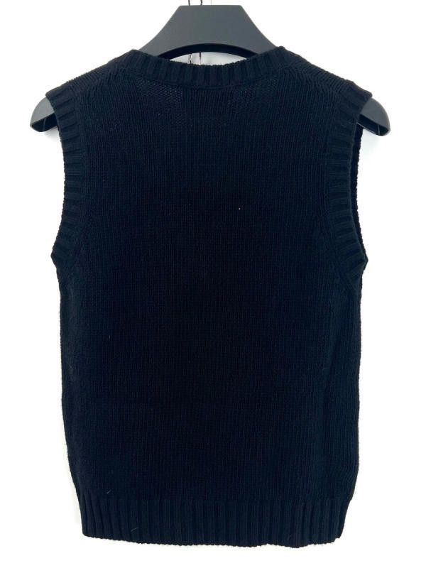 Prada Prada Black Wool VNeck Sweater-2506 Size US S / EU 44-46 / 1 - 3 Thumbnail