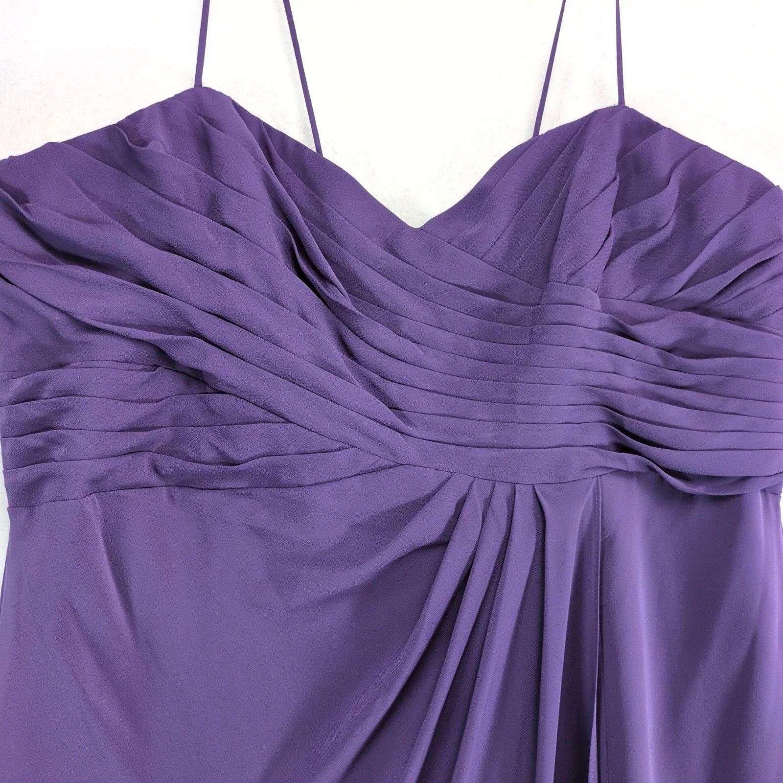 Other NWT Brideside Ashley Floor-Length Dress Sz 26 Purple Chiffon Size 4XL / US 24-26 - 9 Thumbnail