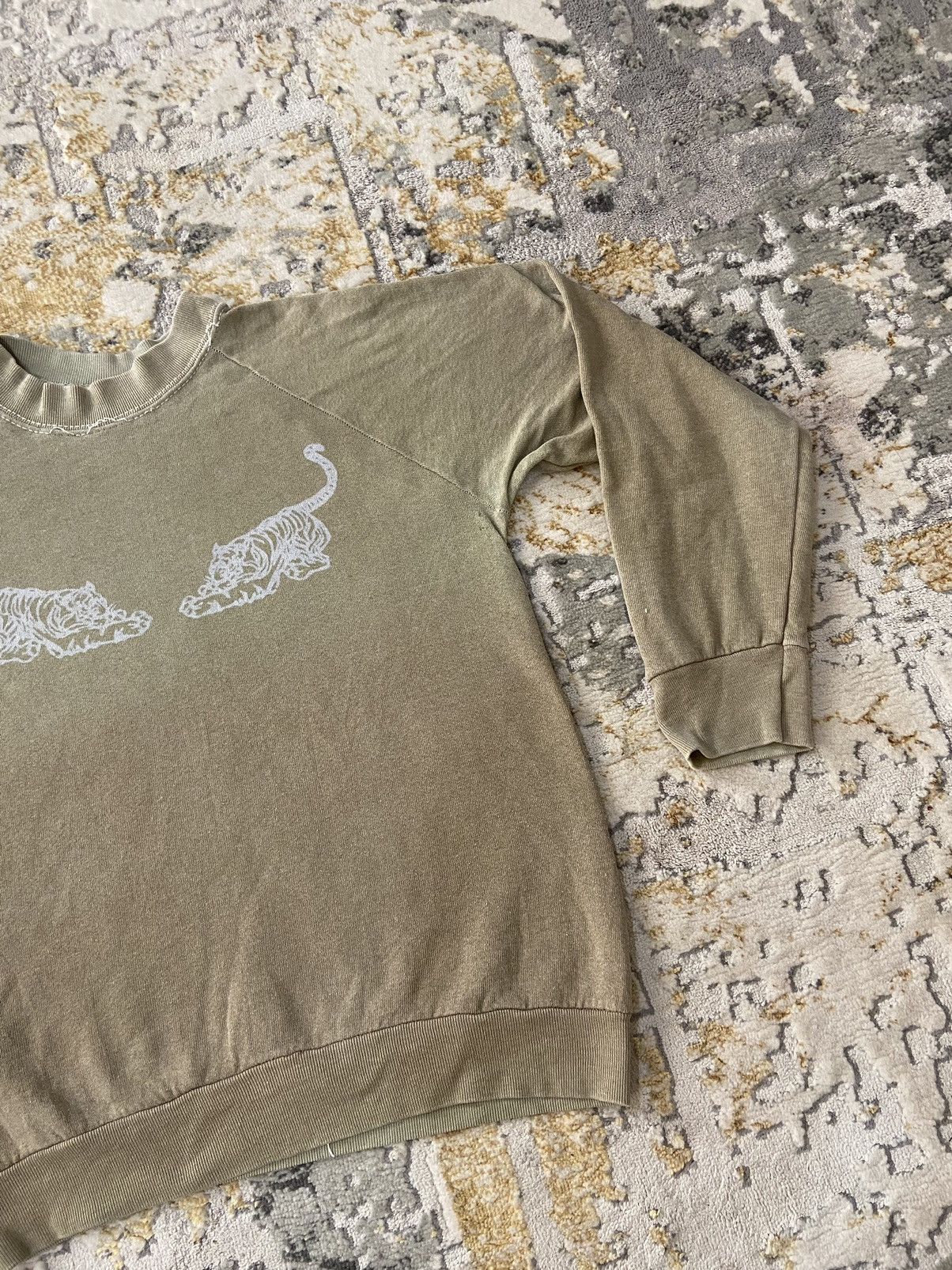Other × Vintage VINTAGE SOUTHEST TIGERS MOTIF FADED OLIVE GREEN Size US S / EU 44-46 / 1 - 3 Thumbnail