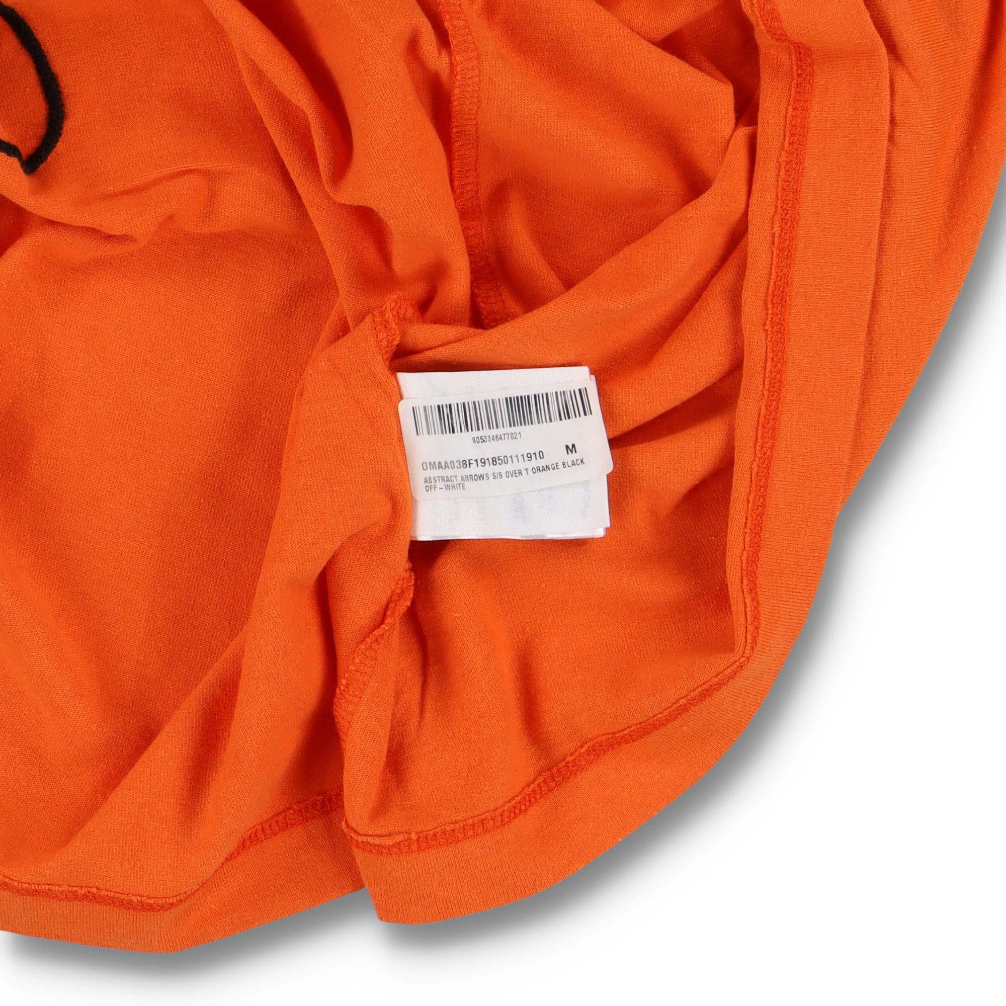 Off-White Orange Embroidered Scribble Arrows Oversized Logo T-Shirt Size US M / EU 48-50 / 2 - 7 Thumbnail