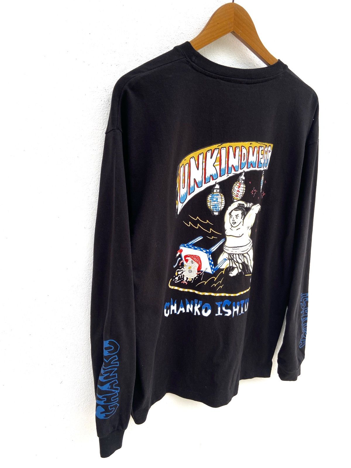 Japanese Brand 🔥 Unkindness Tokyo t shirt Sumo Sukajan Chanko Ishiura Size US L / EU 52-54 / 3 - 3 Thumbnail