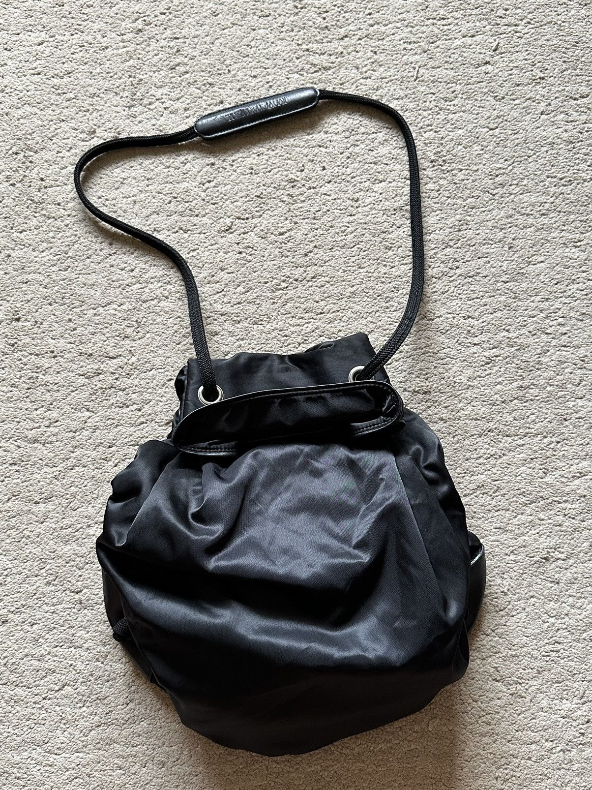 Tokio Kumagai 1980s Tokio Kumagai folded Drawstring Nylon Backpack Size ONE SIZE - 17 Thumbnail