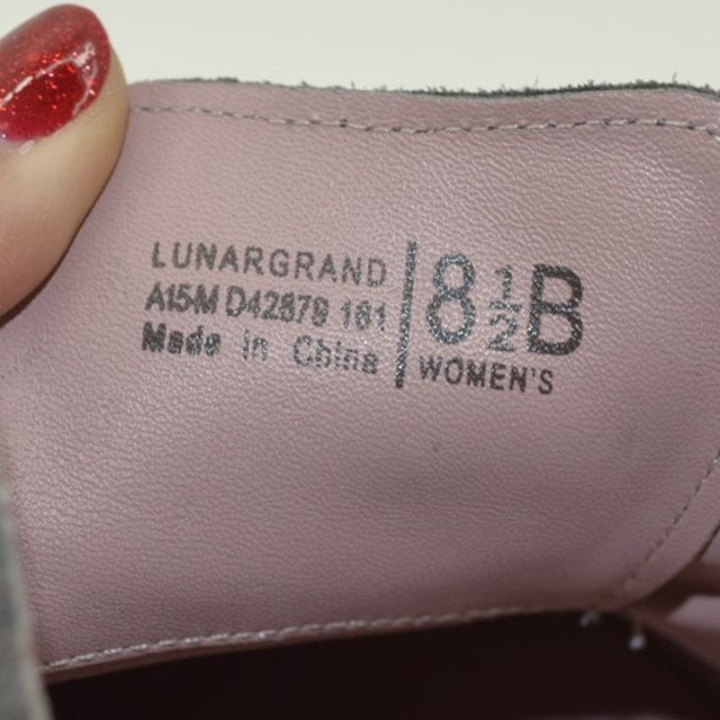 Cole Haan Cole Haan Lunargrand Gray Pink Oxford Lace Up Womens Sz 8.5 Size US 8.5 / IT 38.5 - 6 Thumbnail
