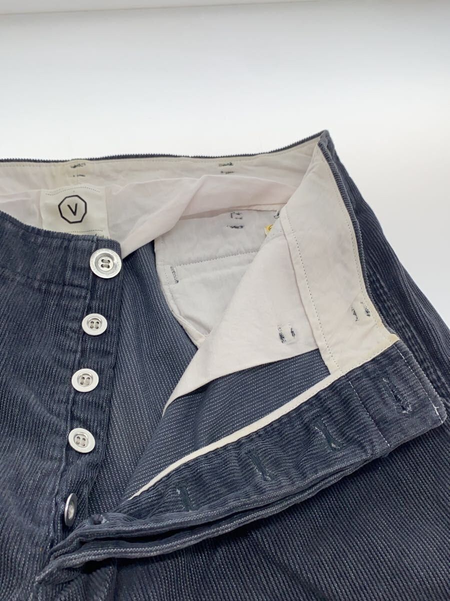 Gray Cotton Straight Pants