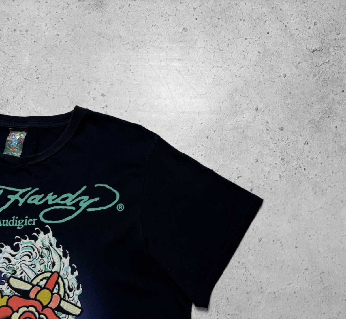 Ed Hardy Ed Hardy by Christian Audigier Big Logo T-Shirt Size XXL Size US XXL / EU 58 / 5 - 2 Thumbnail