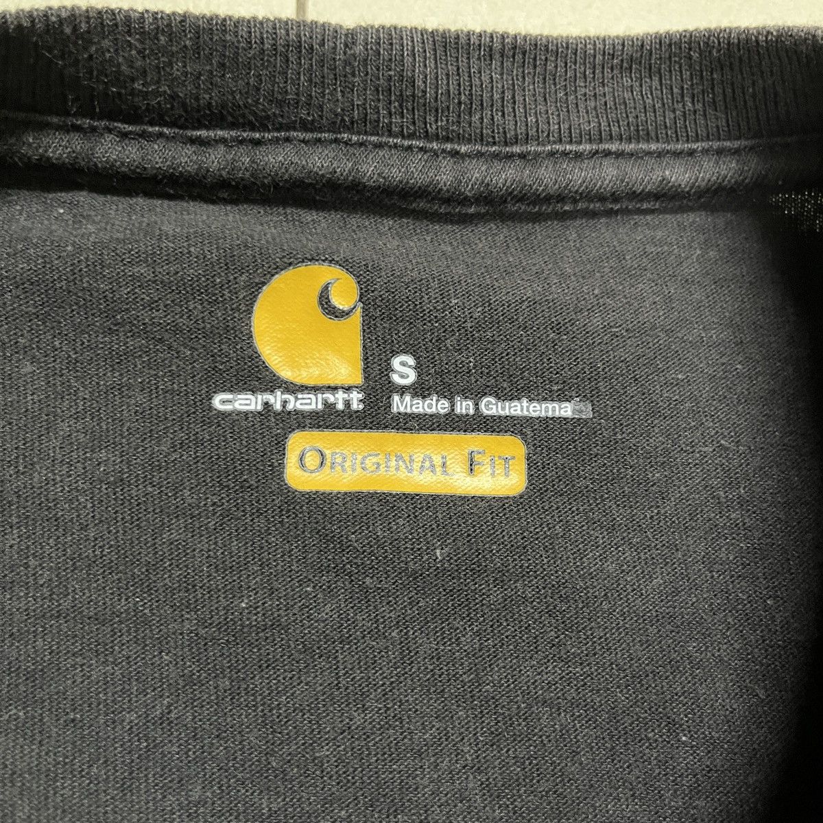 Carhartt × Carhartt Wip Carhartt Logo Longsleeve T Shirt Size US S / EU 44-46 / 1 - 4 Thumbnail