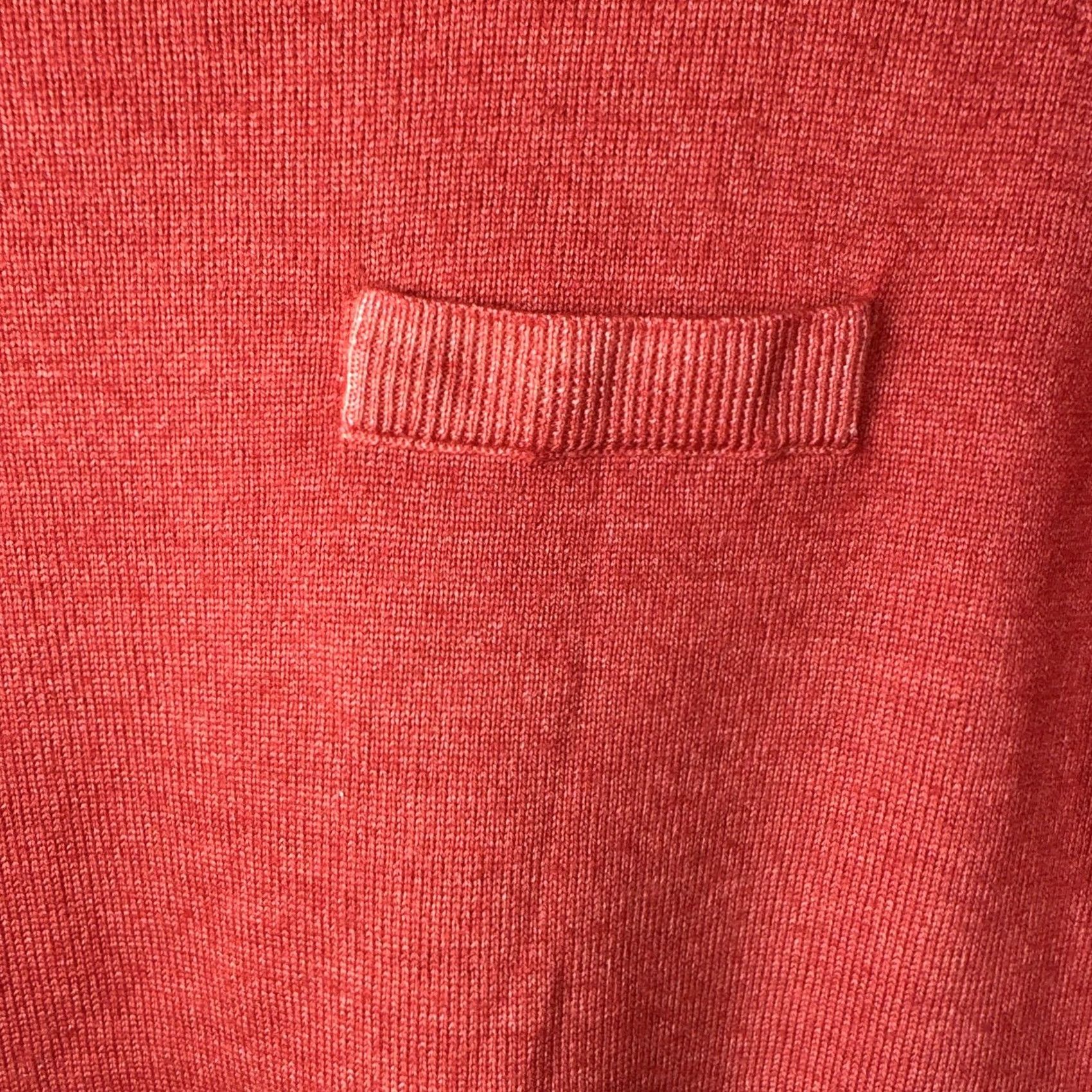Pendleton Pendleton Knit Sweater Small Coral Orange Crew Neck - Womens Size S / US 4 / IT 40 - 2 Thumbnail