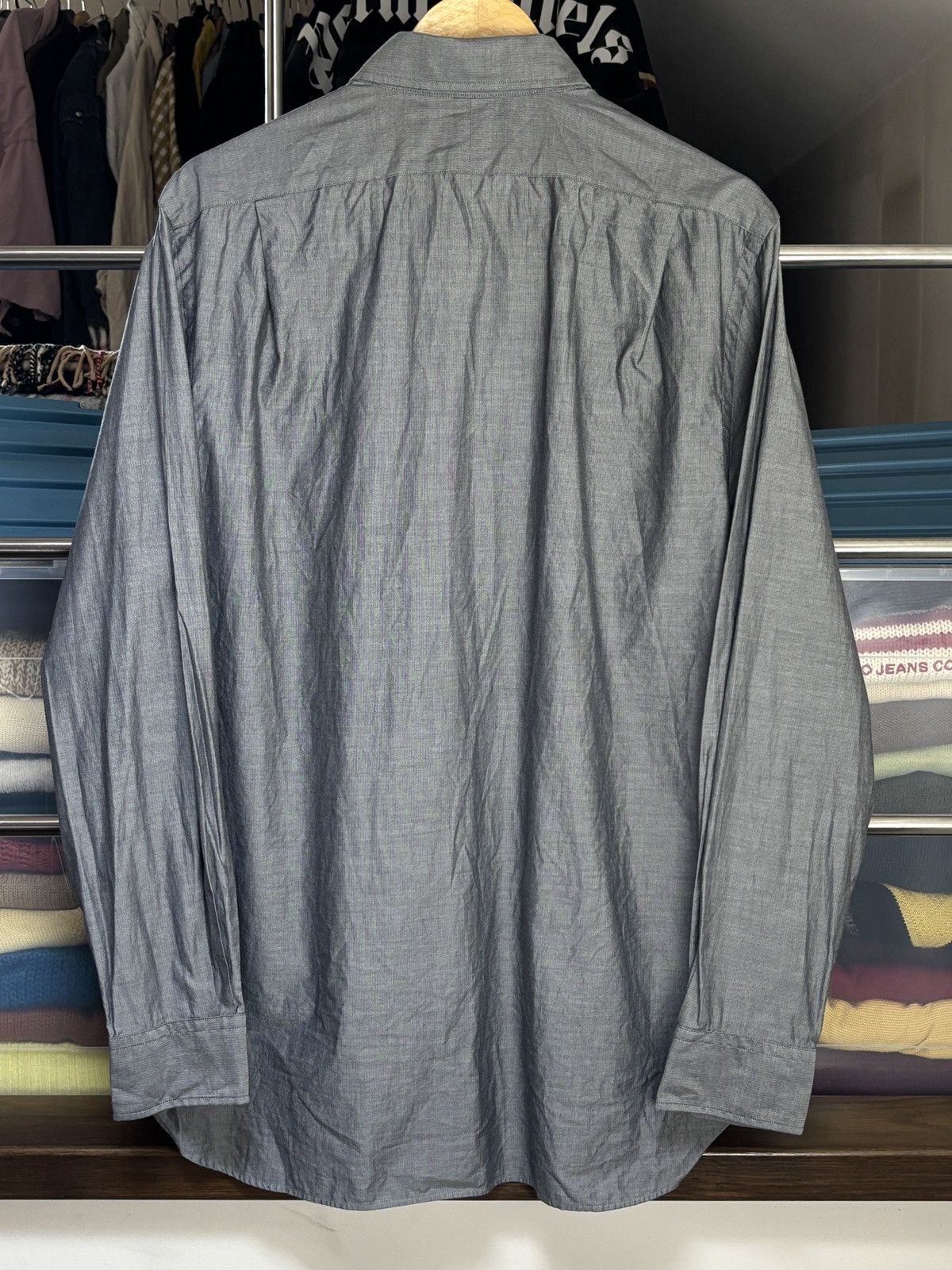 Polo Ralph Lauren Polo Ralph Lauren Luxury Herringbone Pattern Shirt Size US L / EU 52-54 / 3 - 3 Thumbnail