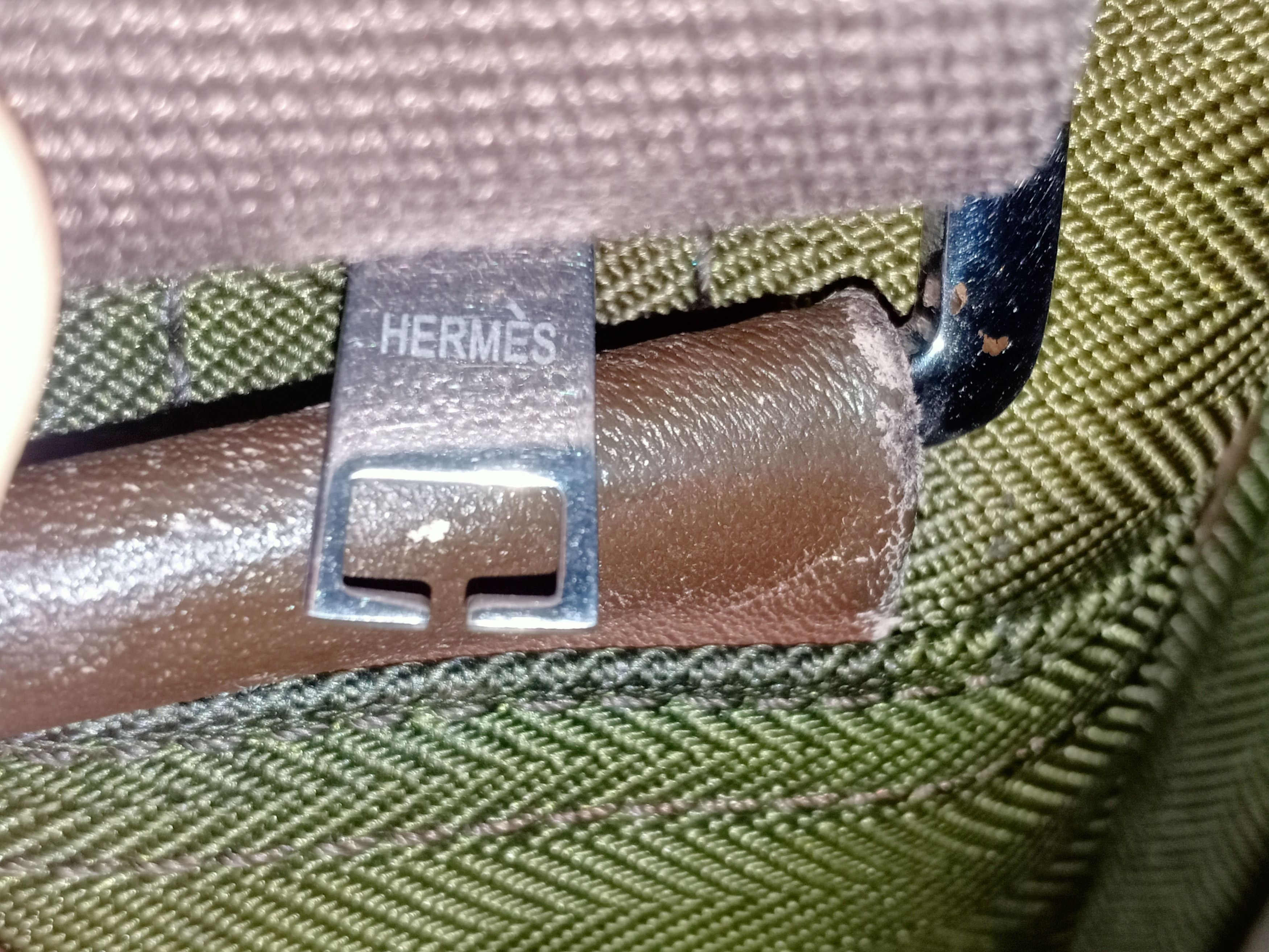 Hermes Original Hermes Steve Limited Edition Nylon Olive Green Size ONE SIZE - 18 Thumbnail