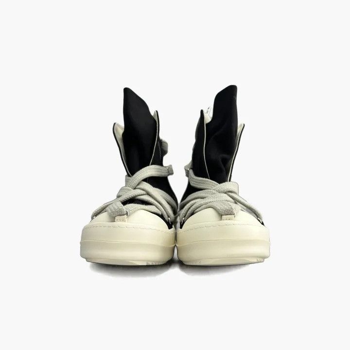 Rick Owens DRKSHDW Men's Black Denim High-Top Sneakers