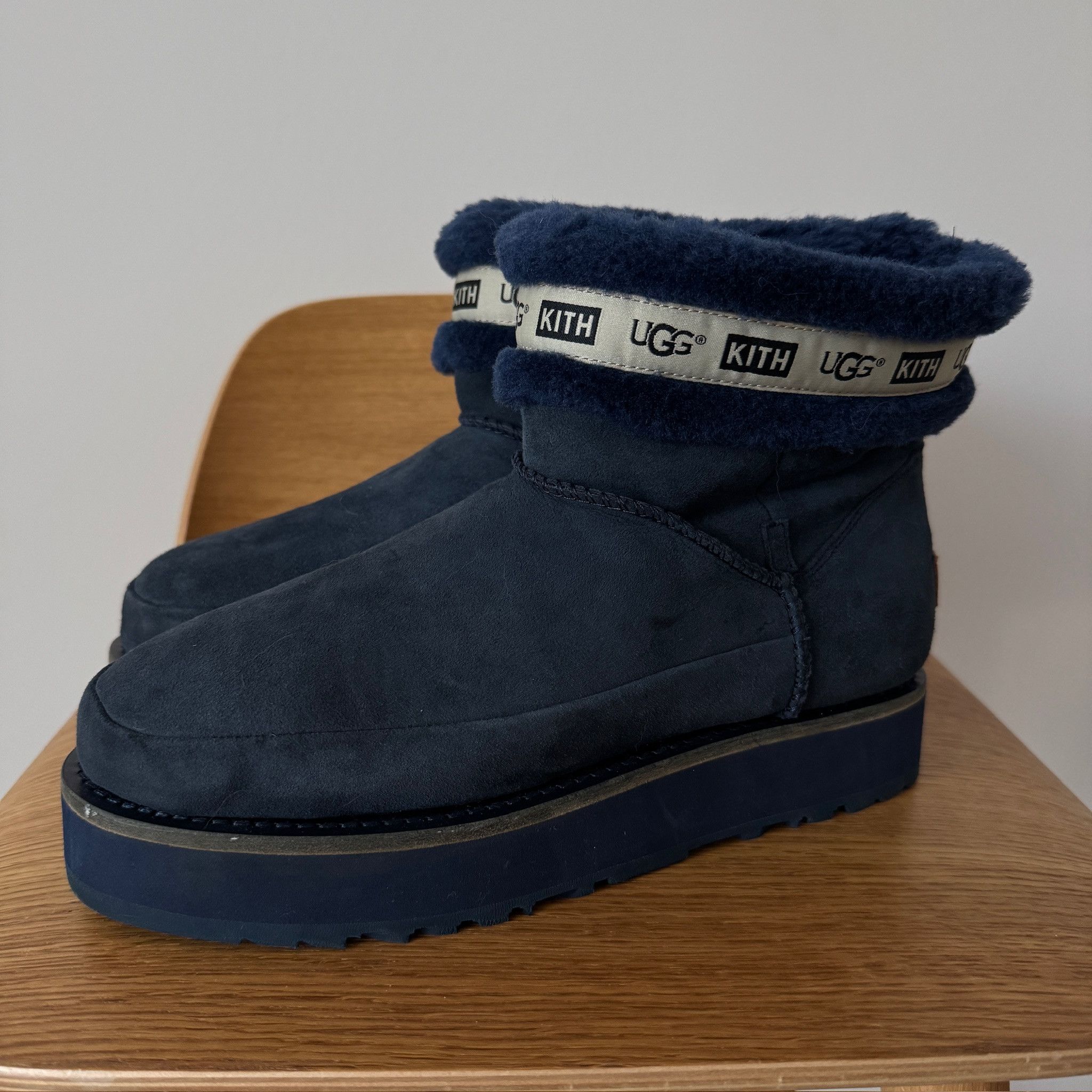 Kith Kith UGG Boots Navy Vibram Sole Rare Size US 6.5 / EU 39-40 - 4 Thumbnail