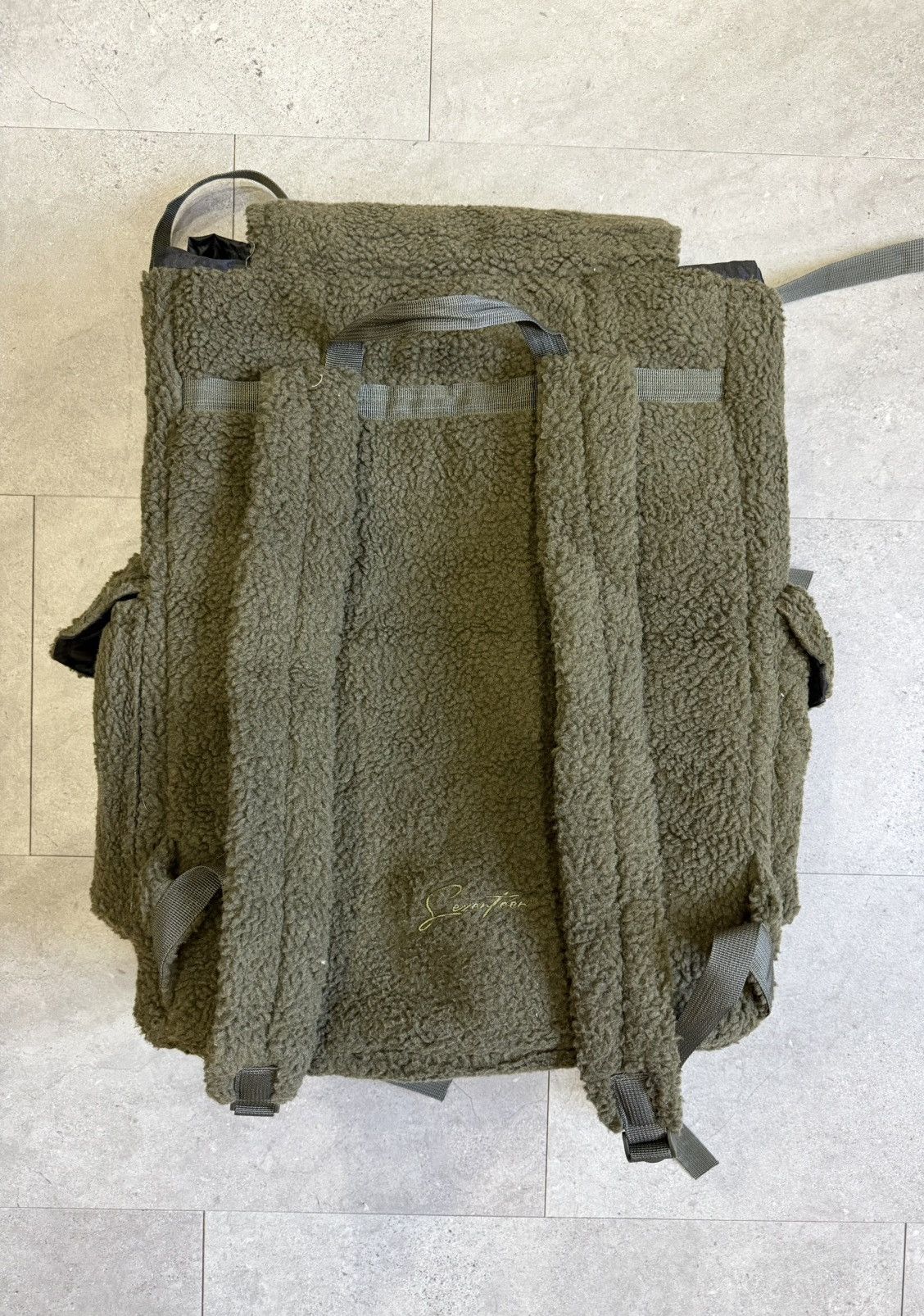 Other Vintage green fur backpack Size ONE SIZE - 6 Thumbnail