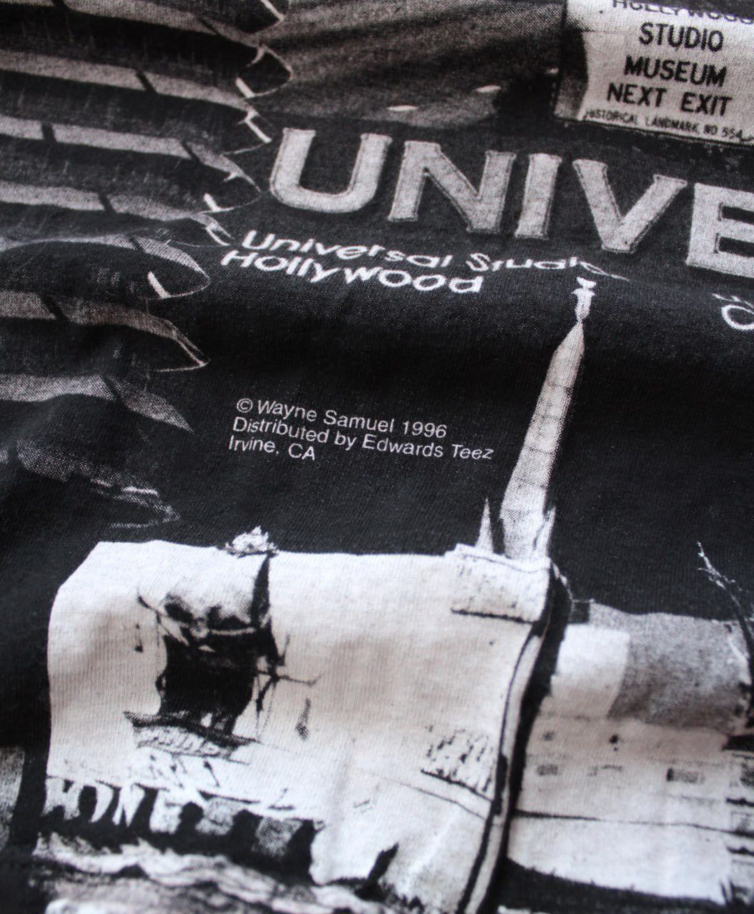 Other 🔥 VINTAGE 1996 WAYNE SAMUEL HOLLYWOOD ALL OVER PRINT T SHIRT Size US L / EU 52-54 / 3 - 2 Thumbnail