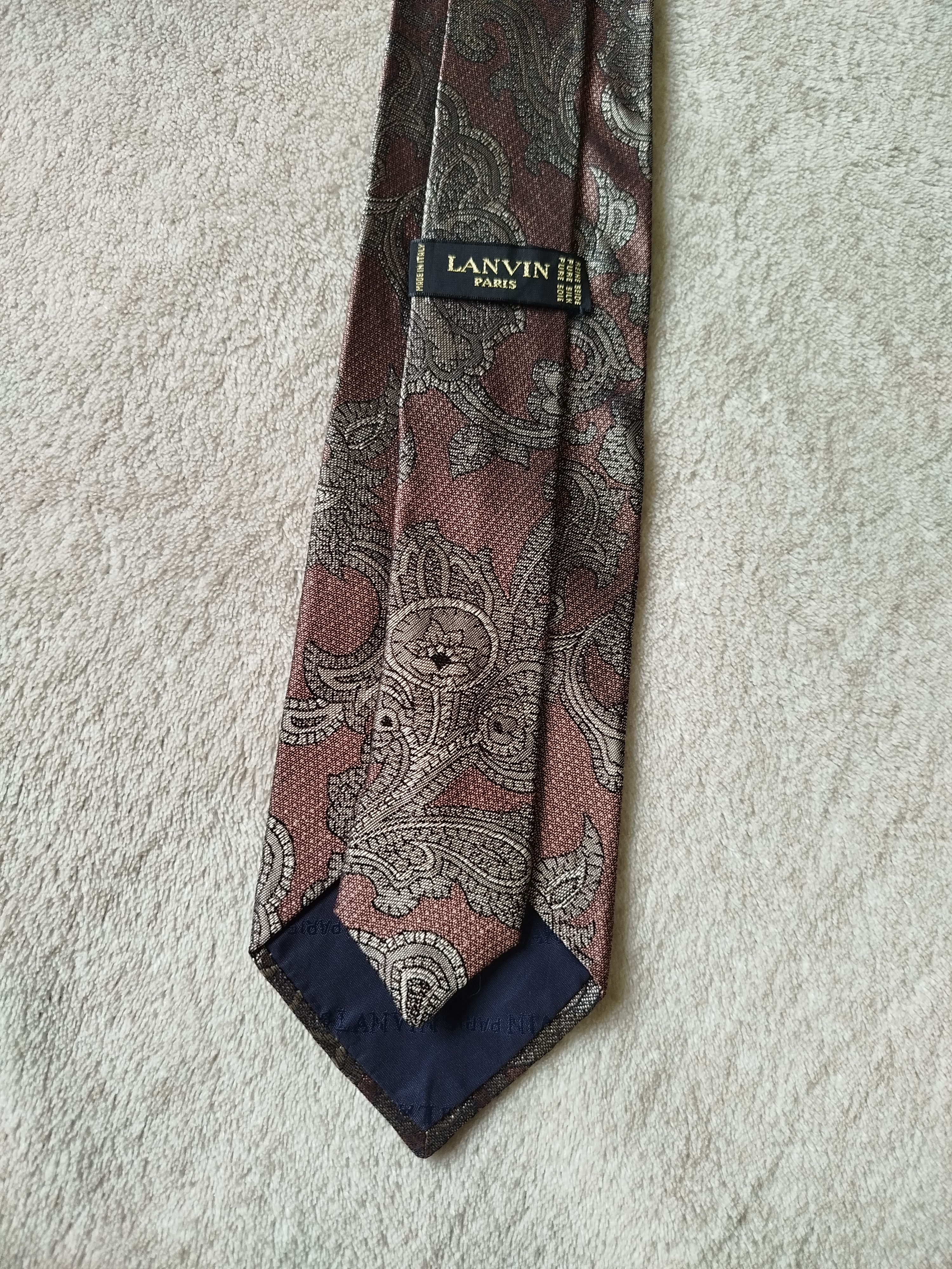 Lanvin Lanvin paris vintage silk tie Size ONE SIZE - 3 Thumbnail