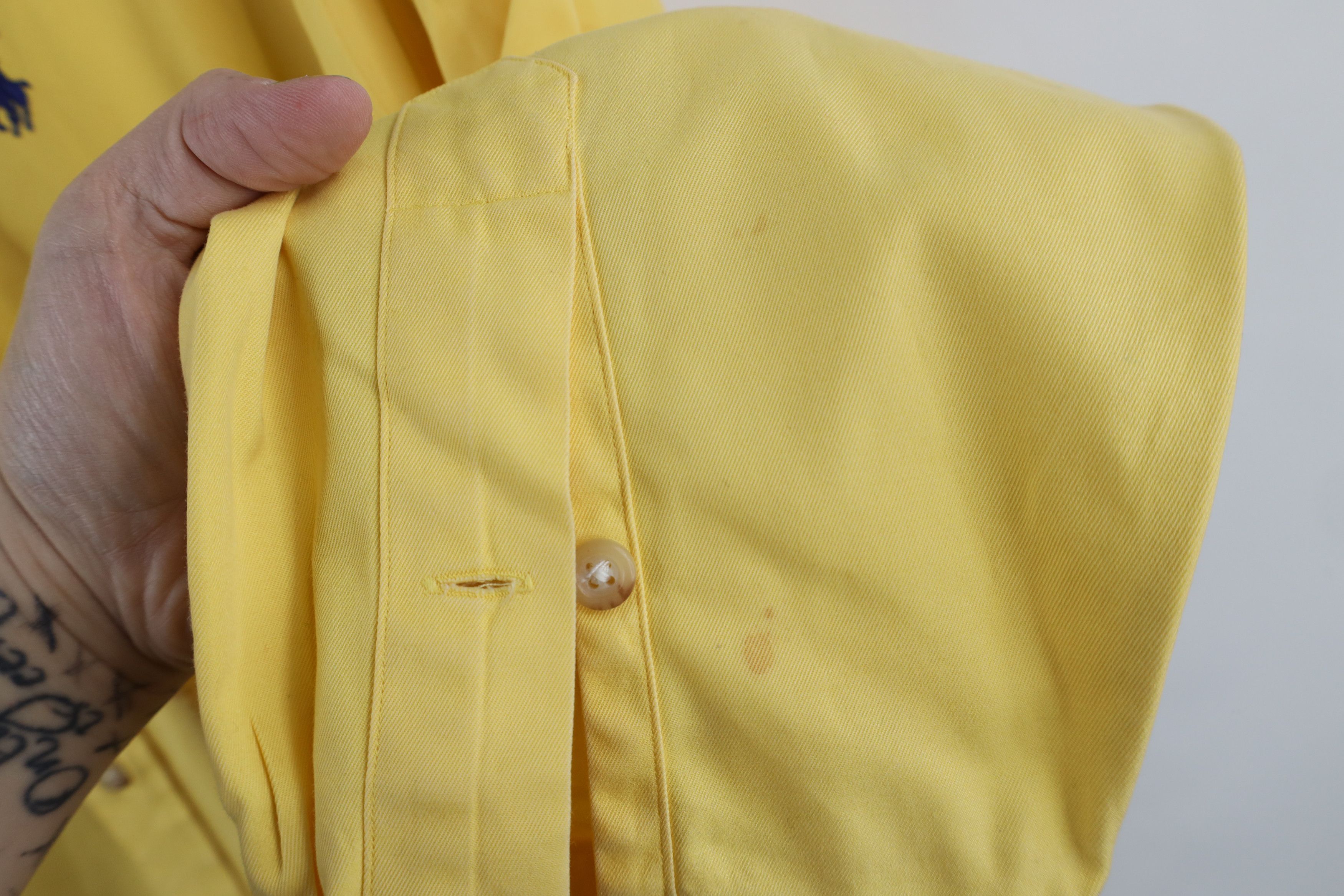 Polo Ralph Lauren Vintage 90s Ralph Lauren Fit Heavyweight Button Shirt Size US XXL / EU 58 / 5 - 6 Thumbnail