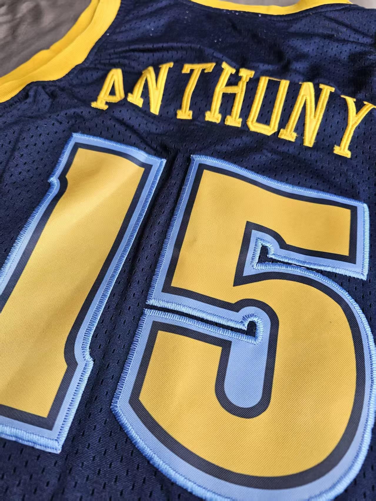 NBA #15 Carmelo Anthony Jersey Denver Nuggets 2006 07 Size US XXL / EU 58 / 5 - 3 Thumbnail