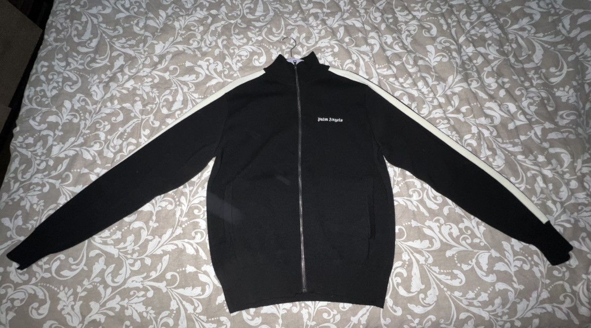 Palm Angels Palm Angels Track Jacket Black / White–Brand New – Authentic Size US S / EU 44-46 / 1 - 1 Thumbnail