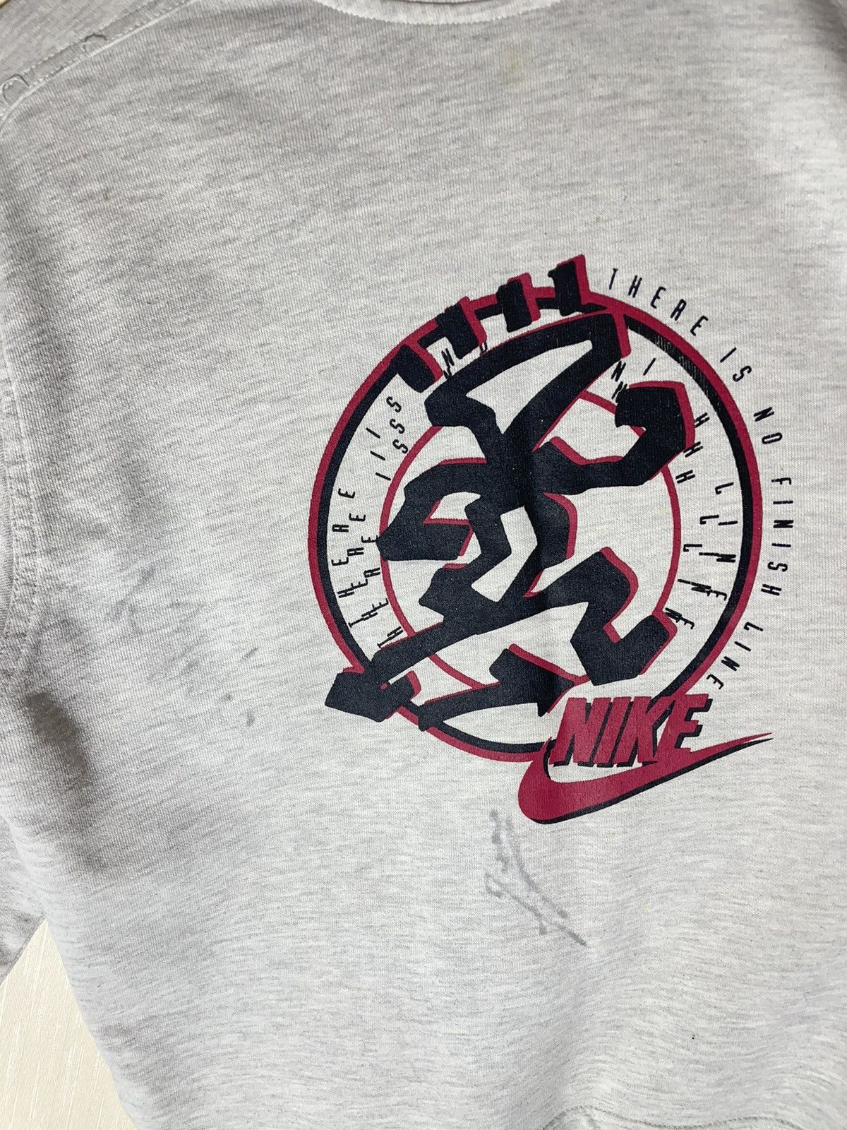 Nike × Vintage Nike vintage streetwear sweatshirt 90s Size L / US 10 / IT 46 - 5 Thumbnail