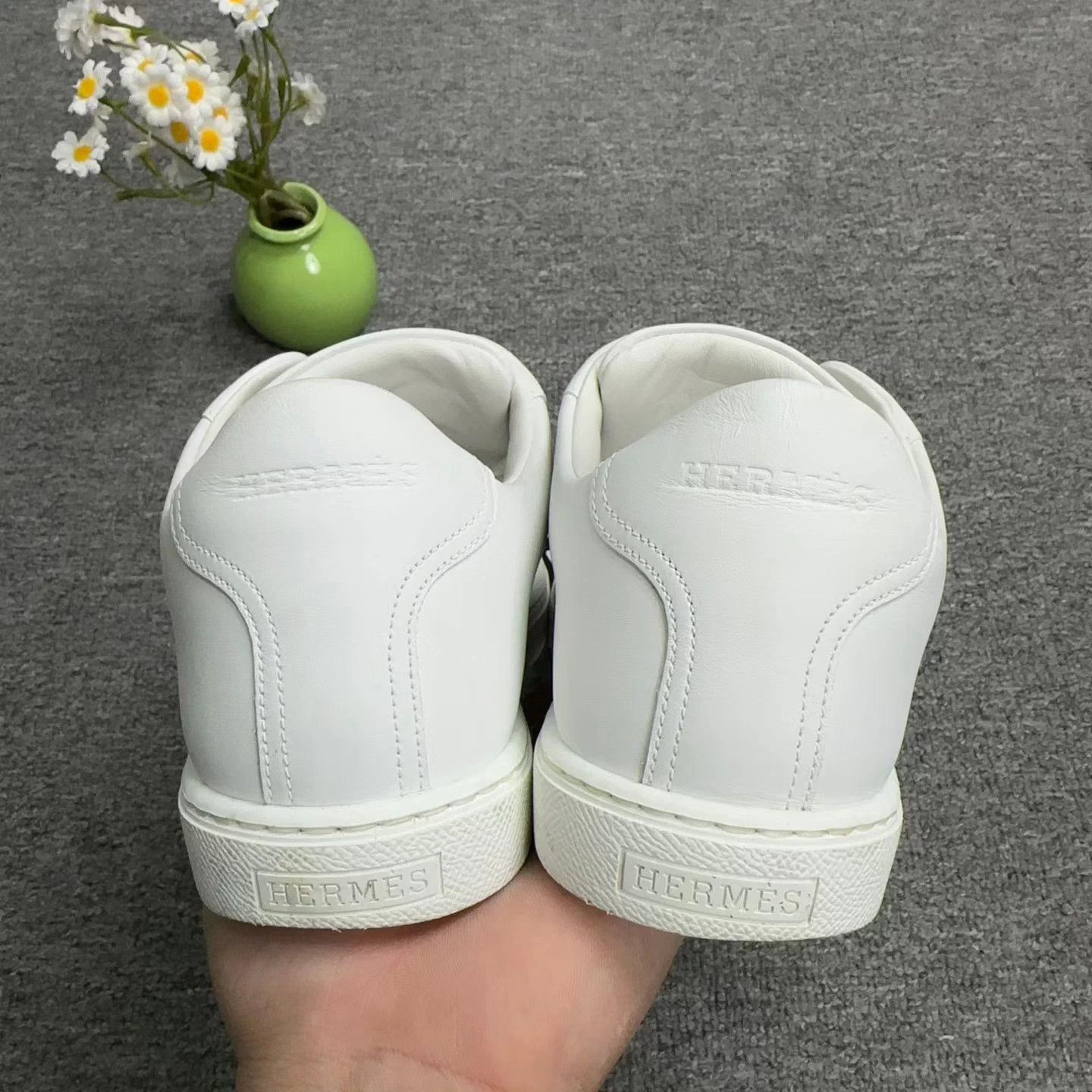 Hermès White Sneakers 41 99 New Worn 2x Hot