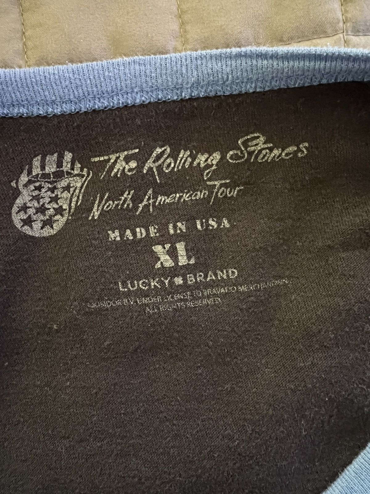 Lucky Brand The Rolling Stones vintage raglan baseball 3/4 t-shirt Size US XL / EU 56 / 4 - 5 Thumbnail