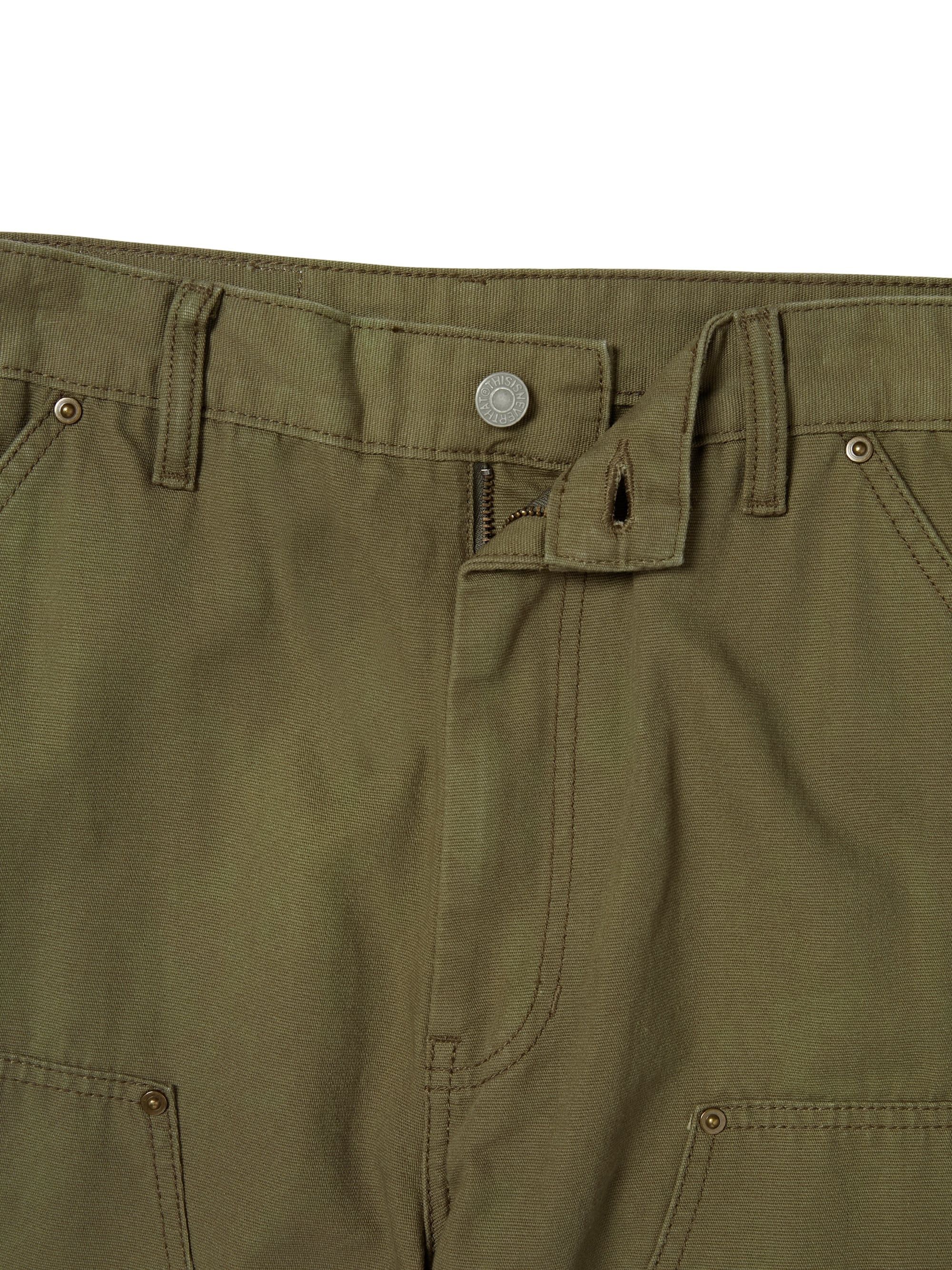 thisisneverthat o1mle0426 Bleached Double Knee Pants in khaki Size US 34 / EU 50 - 2 Thumbnail
