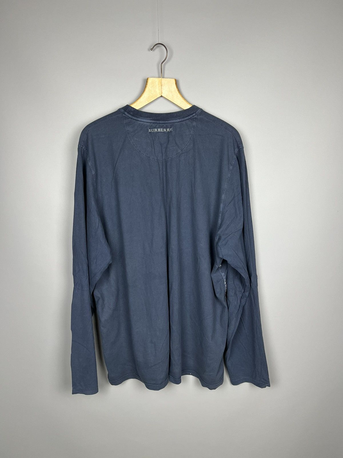 Burberry (XL-XXL) Vintage Burberry Longsleeve Polo Size US XXL / EU 58 / 5 - 7 Thumbnail