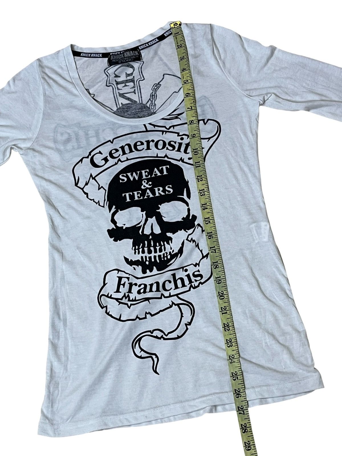 Japanese Brand Japanese cult GENEROSITY FRANCHIS by knick knack tee shirt Size US S / EU 44-46 / 1 - 10 Thumbnail