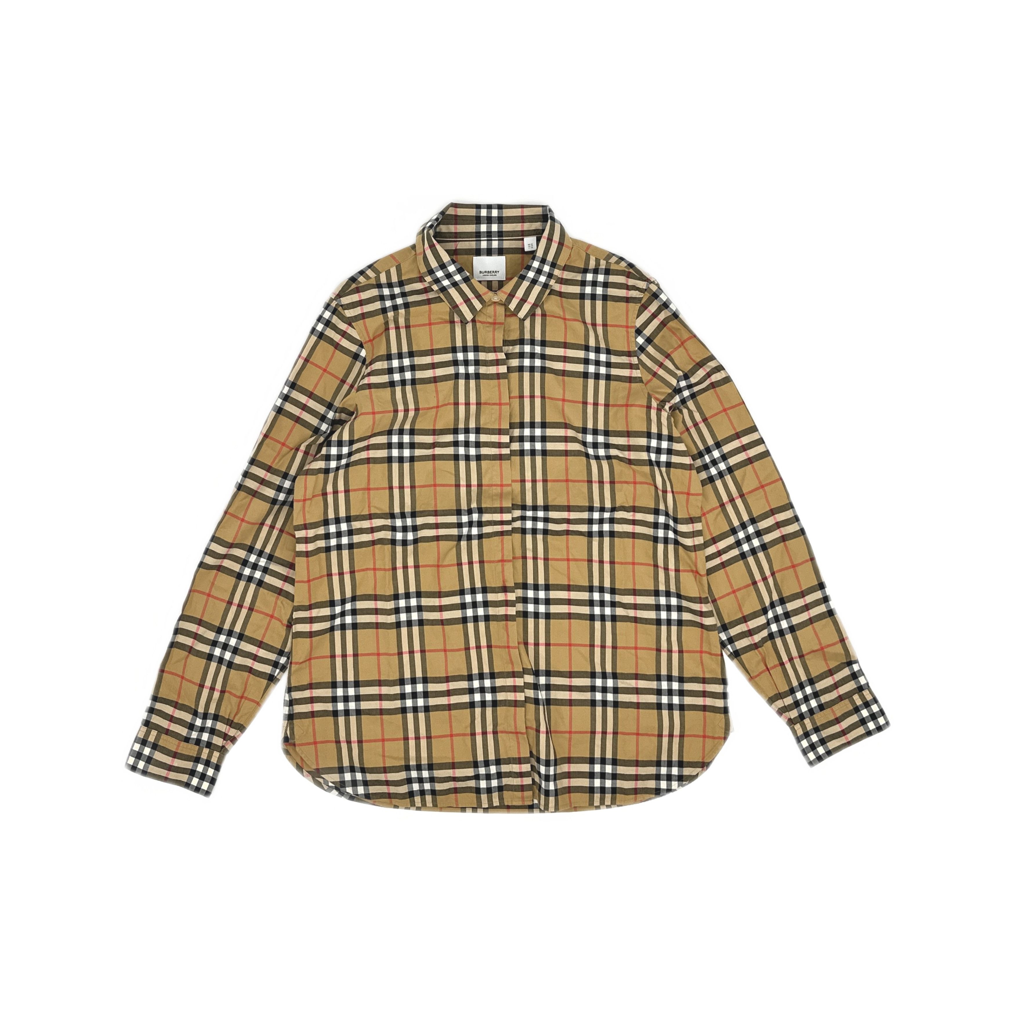 Burberry Burberry Vintage Check Button Up Shirt Size UK 12 Size M / US 6-8 / IT 42-44 - 1 Thumbnail